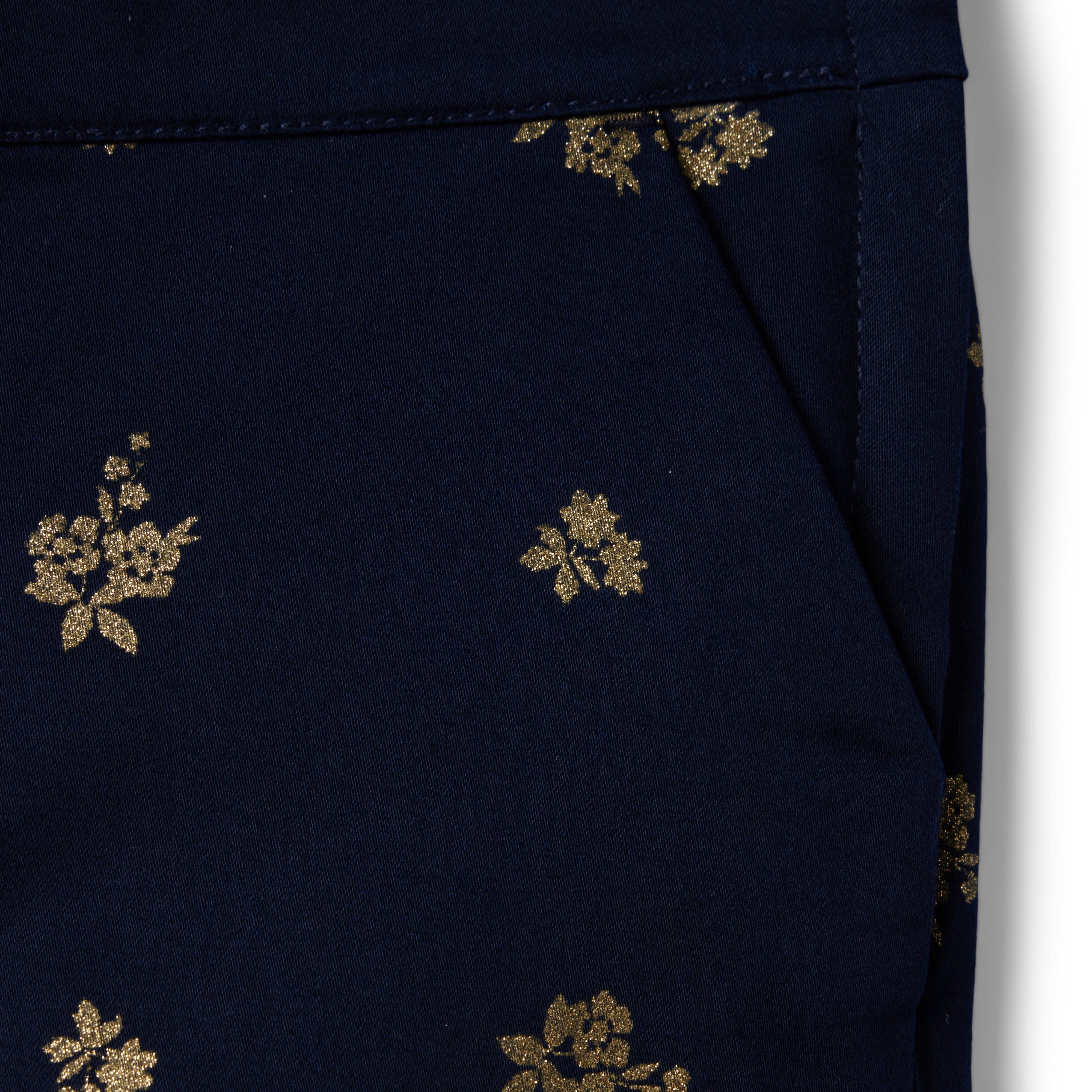 Glitter Floral Sateen Pant image number 3