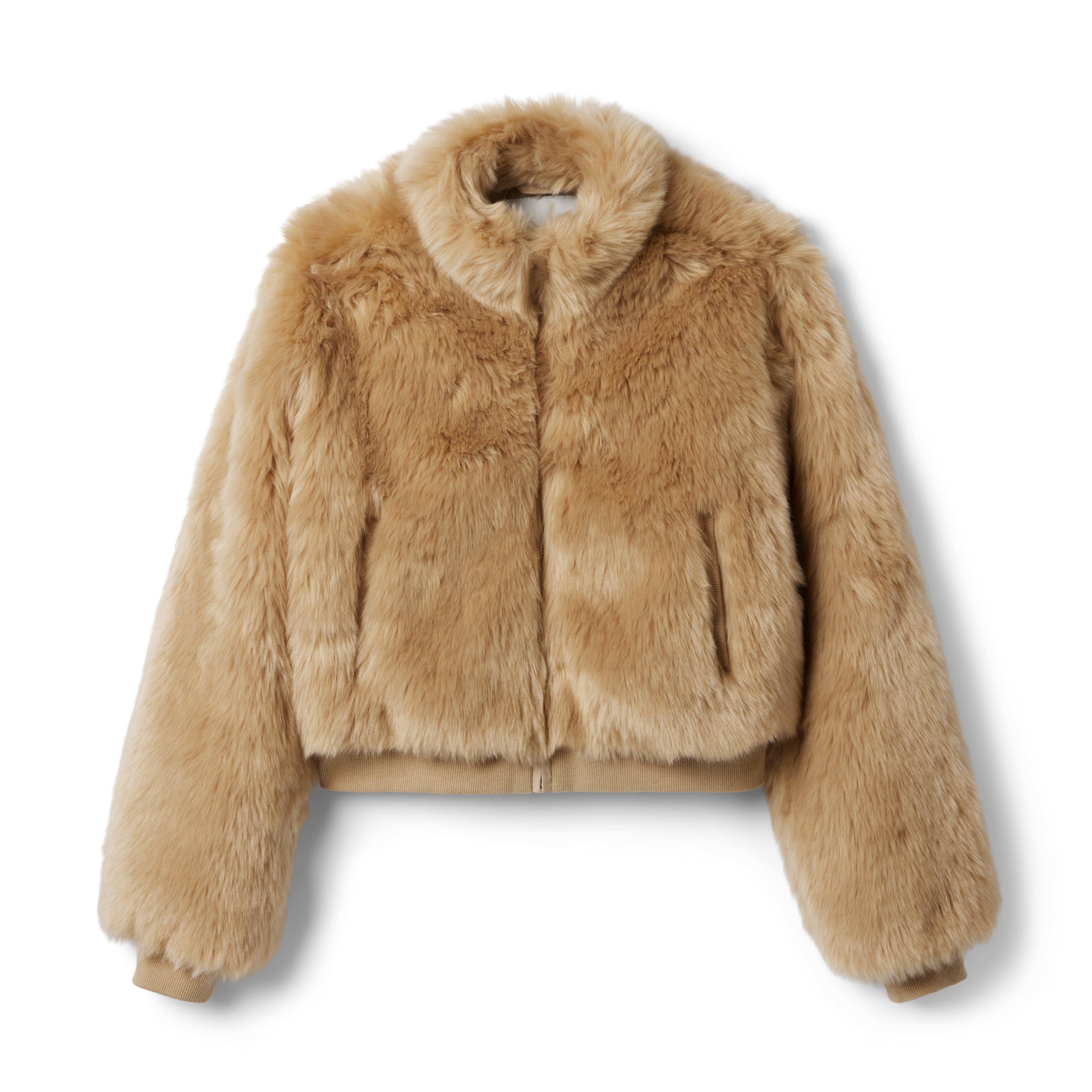 Faux Fur Bomber Jacket image number 0