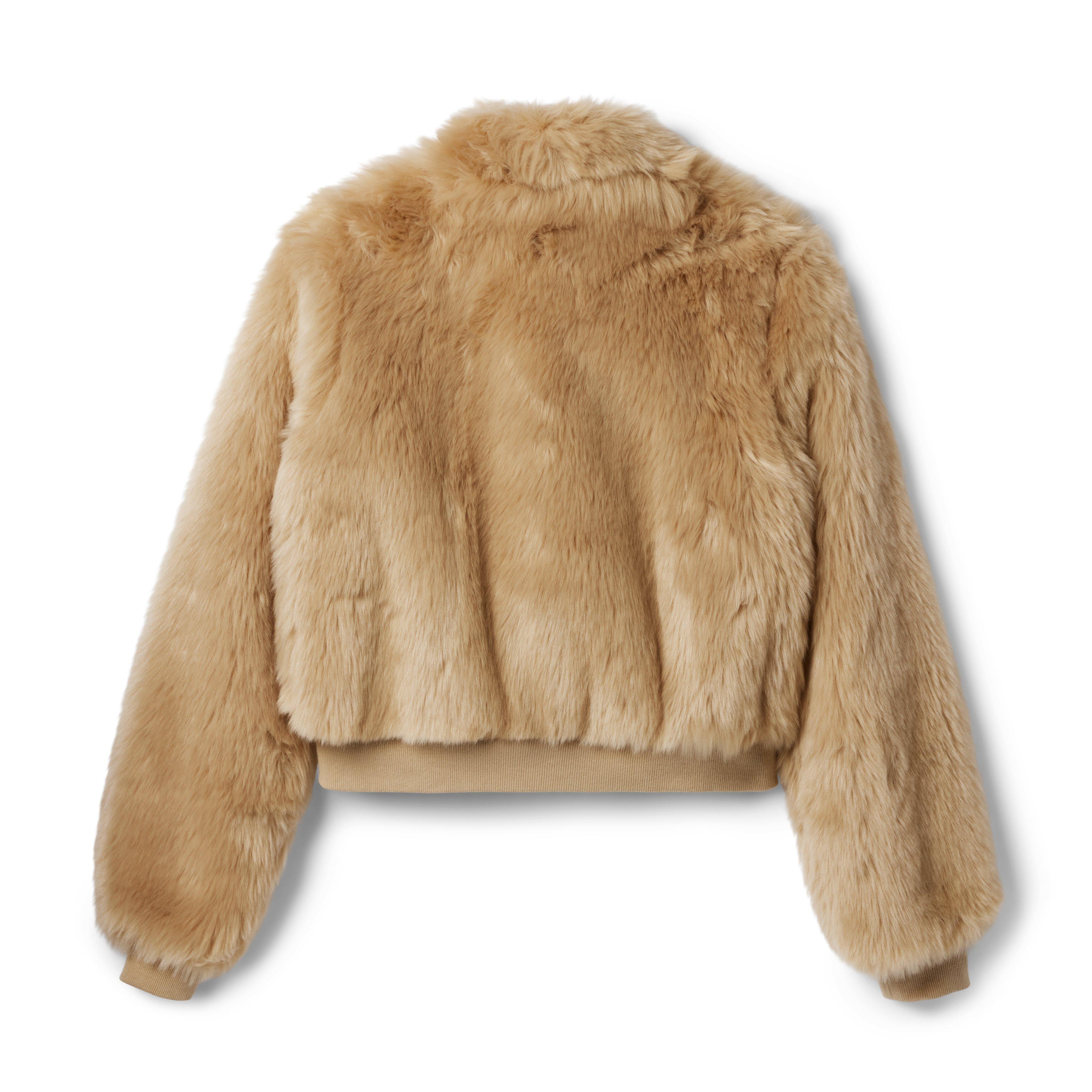 Faux Fur Bomber Jacket image number 2