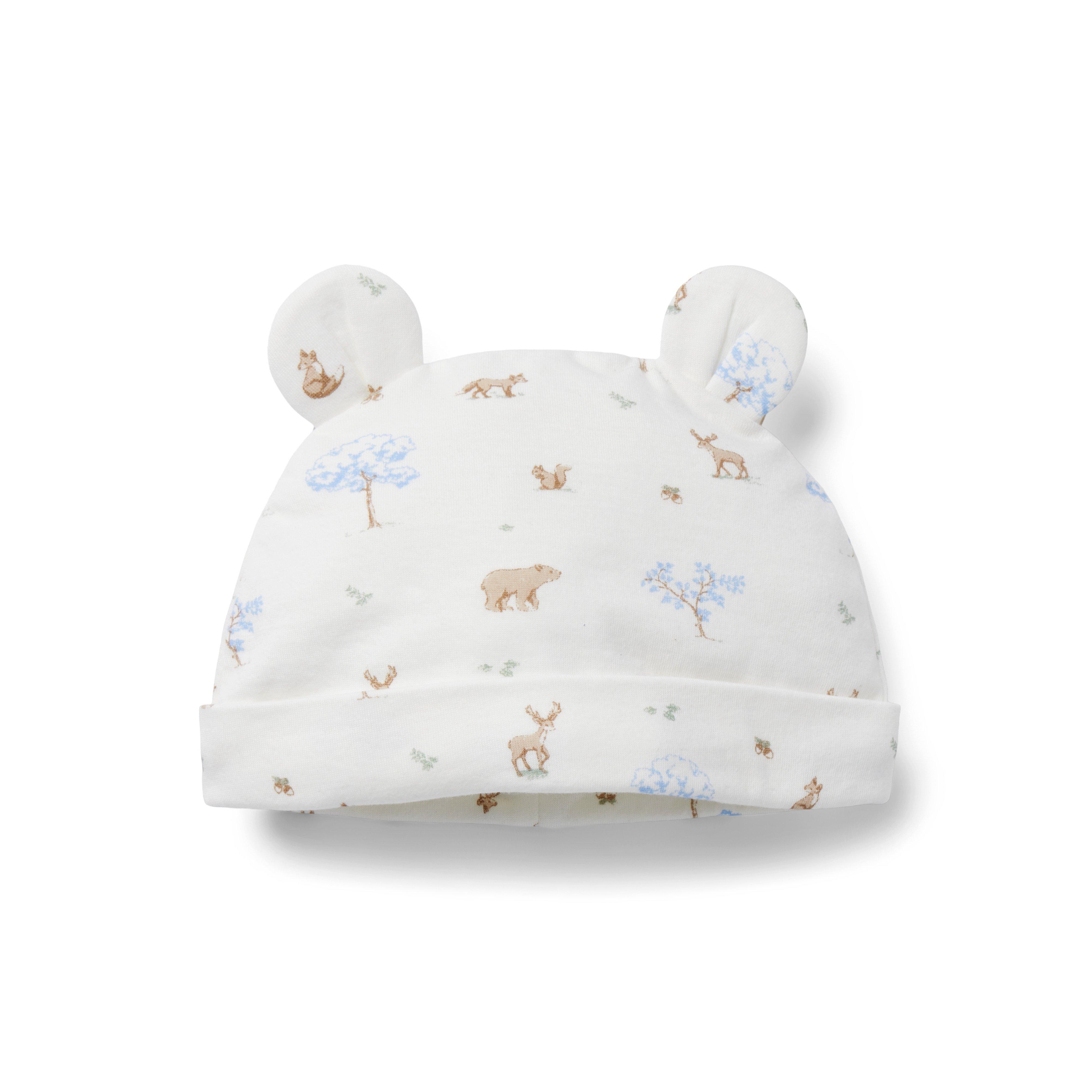 Baby Woodland Bear Ear Beanie image number 0