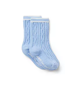 Baby Cable Knit Sock