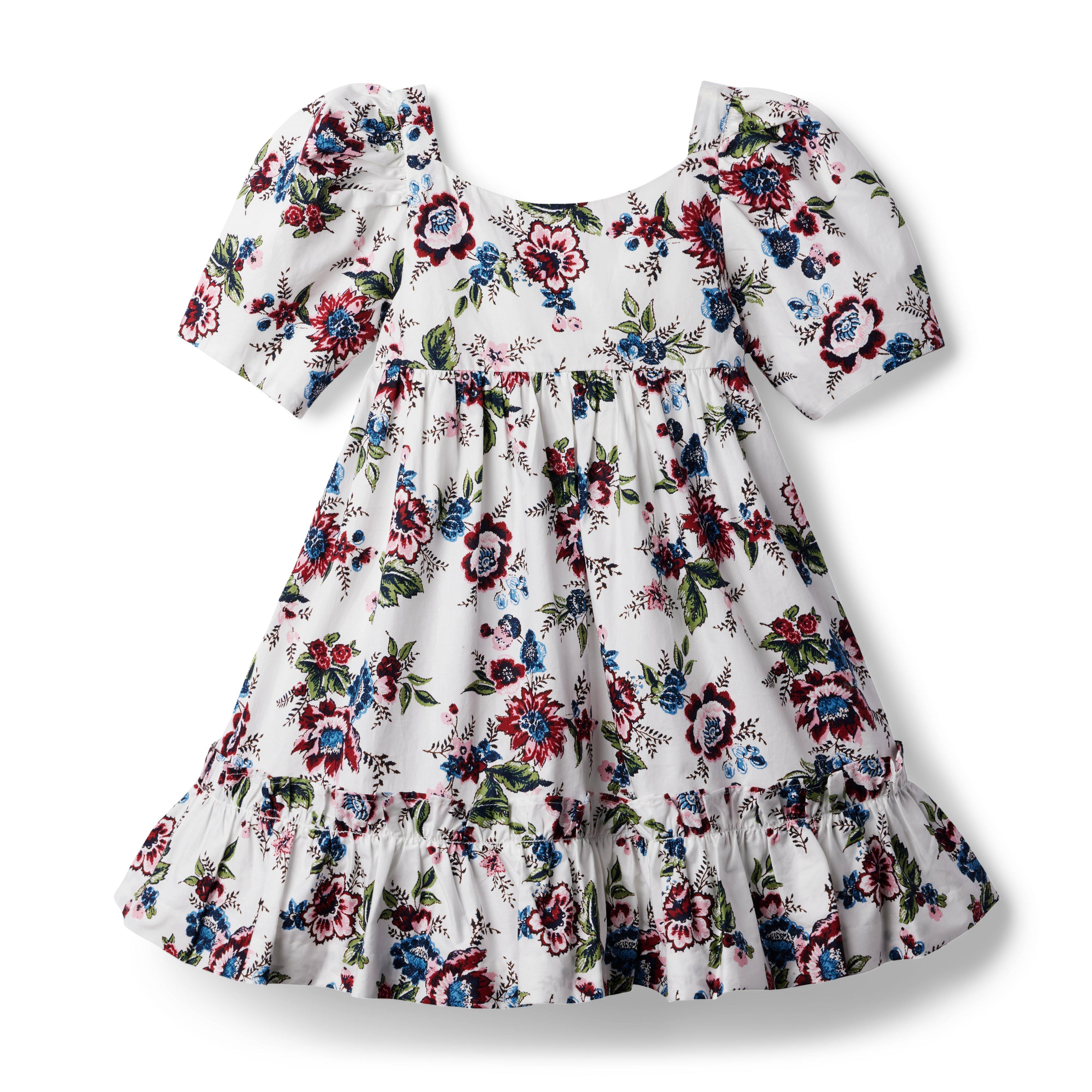 Floral Puff Sleeve Dress image number 0