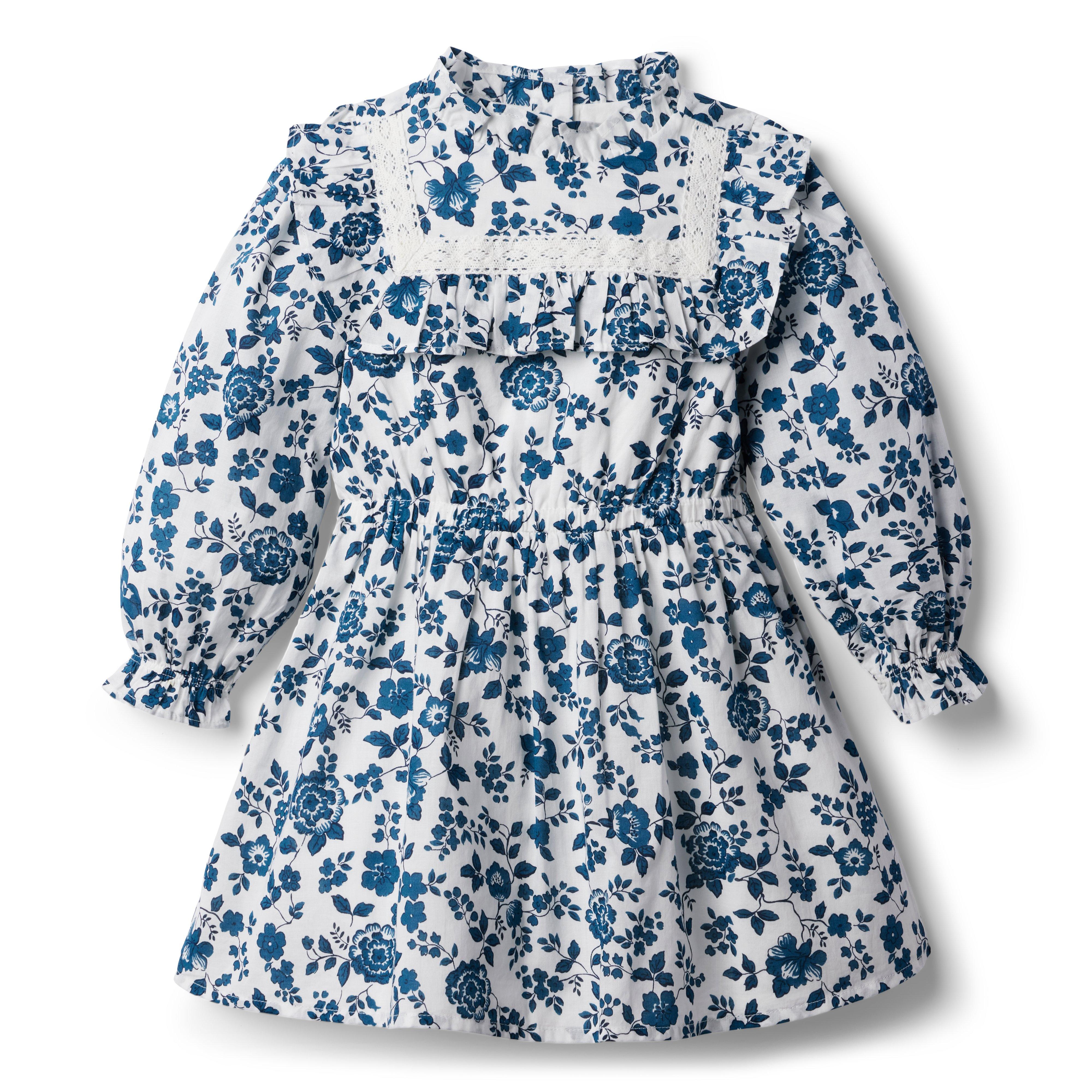 Floral Lace Ruffle Dress image number 0