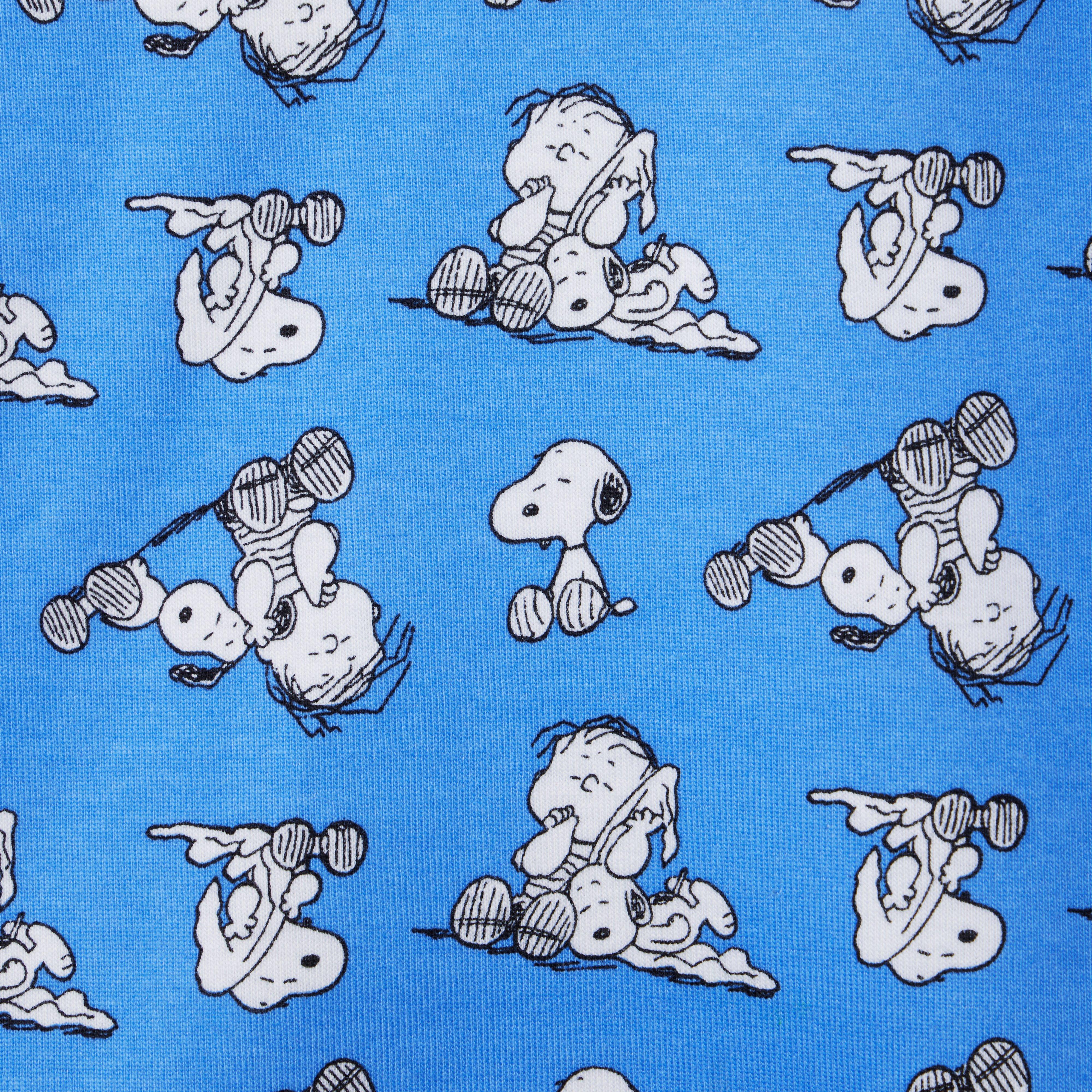 Baby Good Night Footed Pajama in PEANUTS Snoopy and Linus image number 1