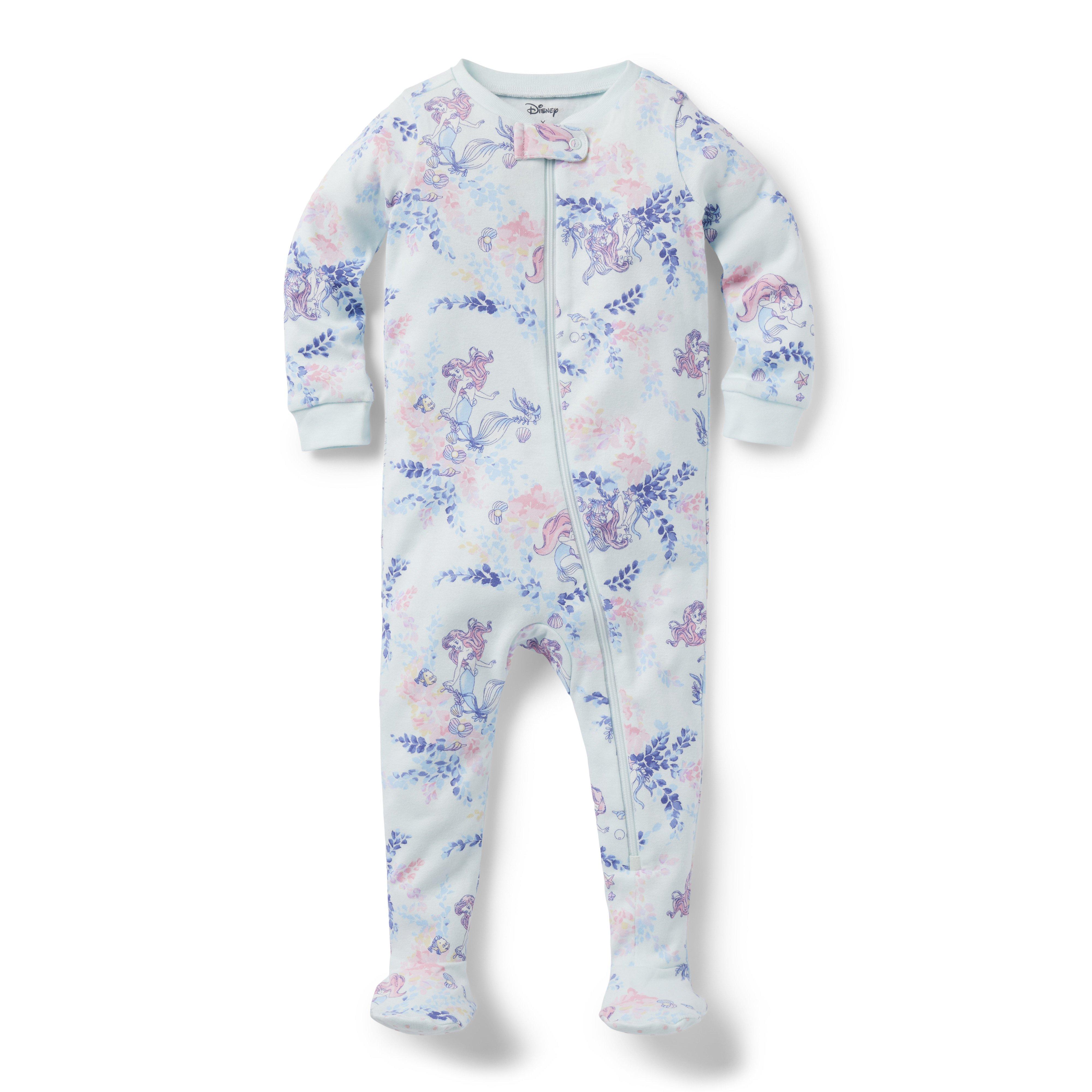 Baby Good Night Footed Pajama in Disney Little Mermaid