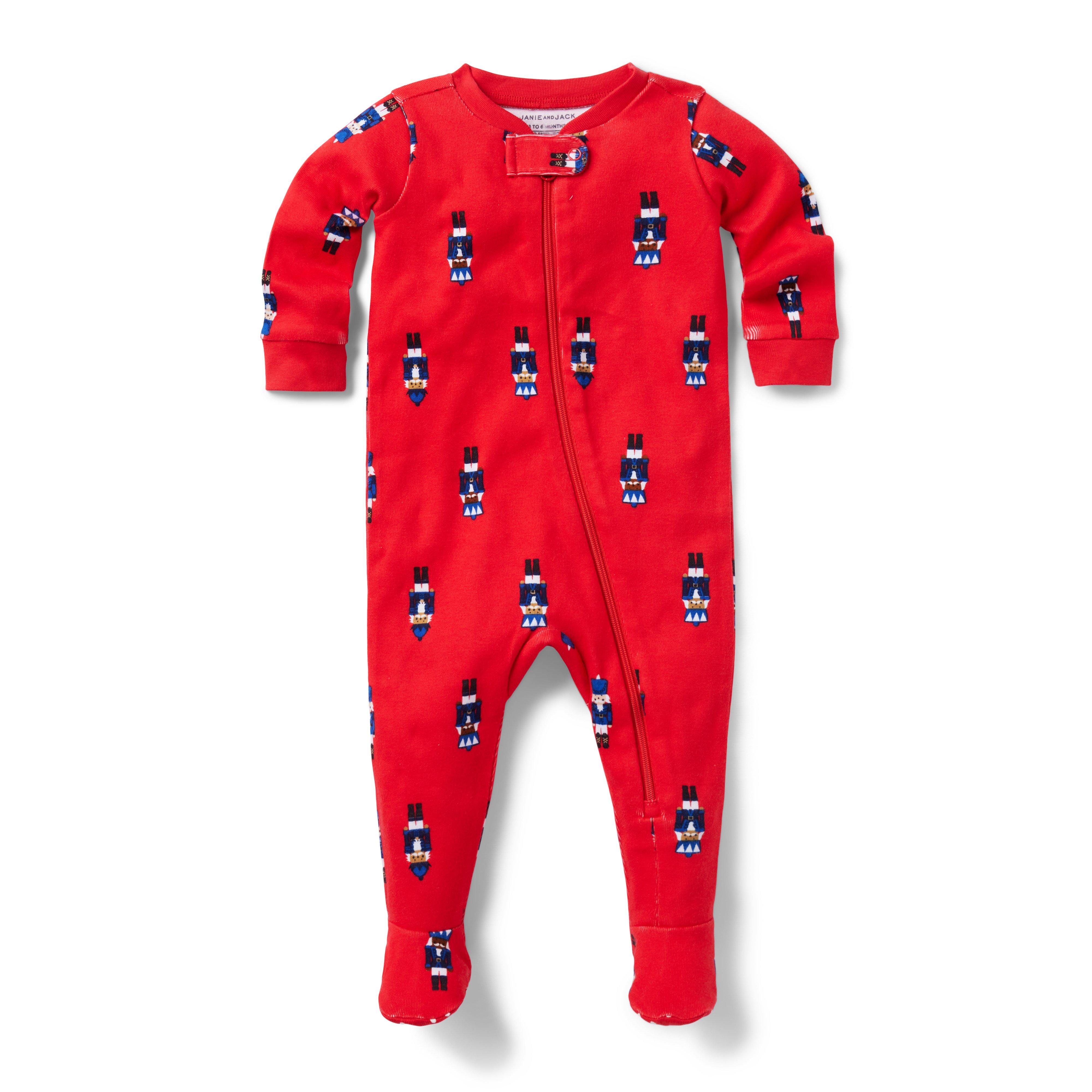 Baby Good Night Footed Pajama In Nutcracker Slumber  image number 0