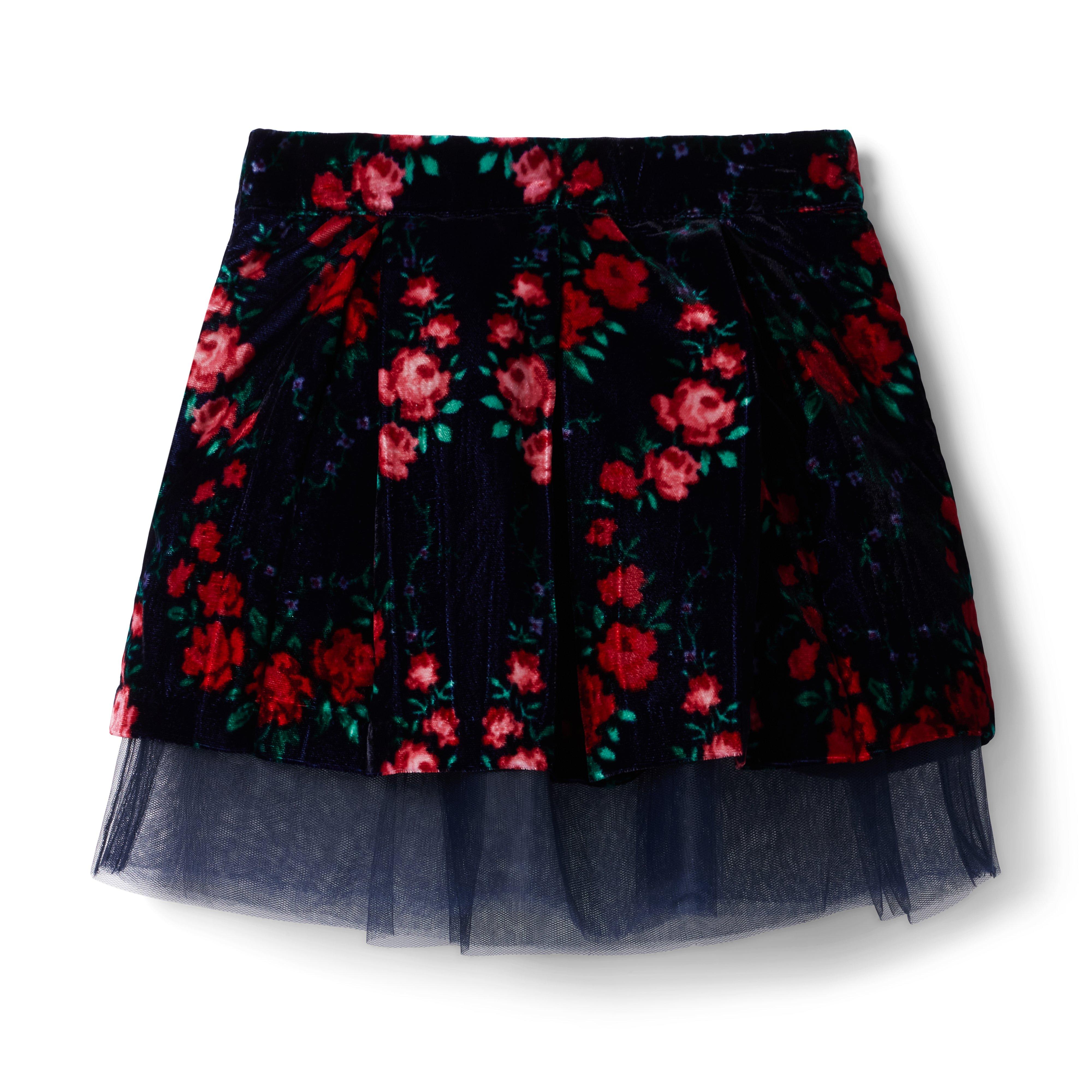 Rose Velvet Tulle Skirt image number 2