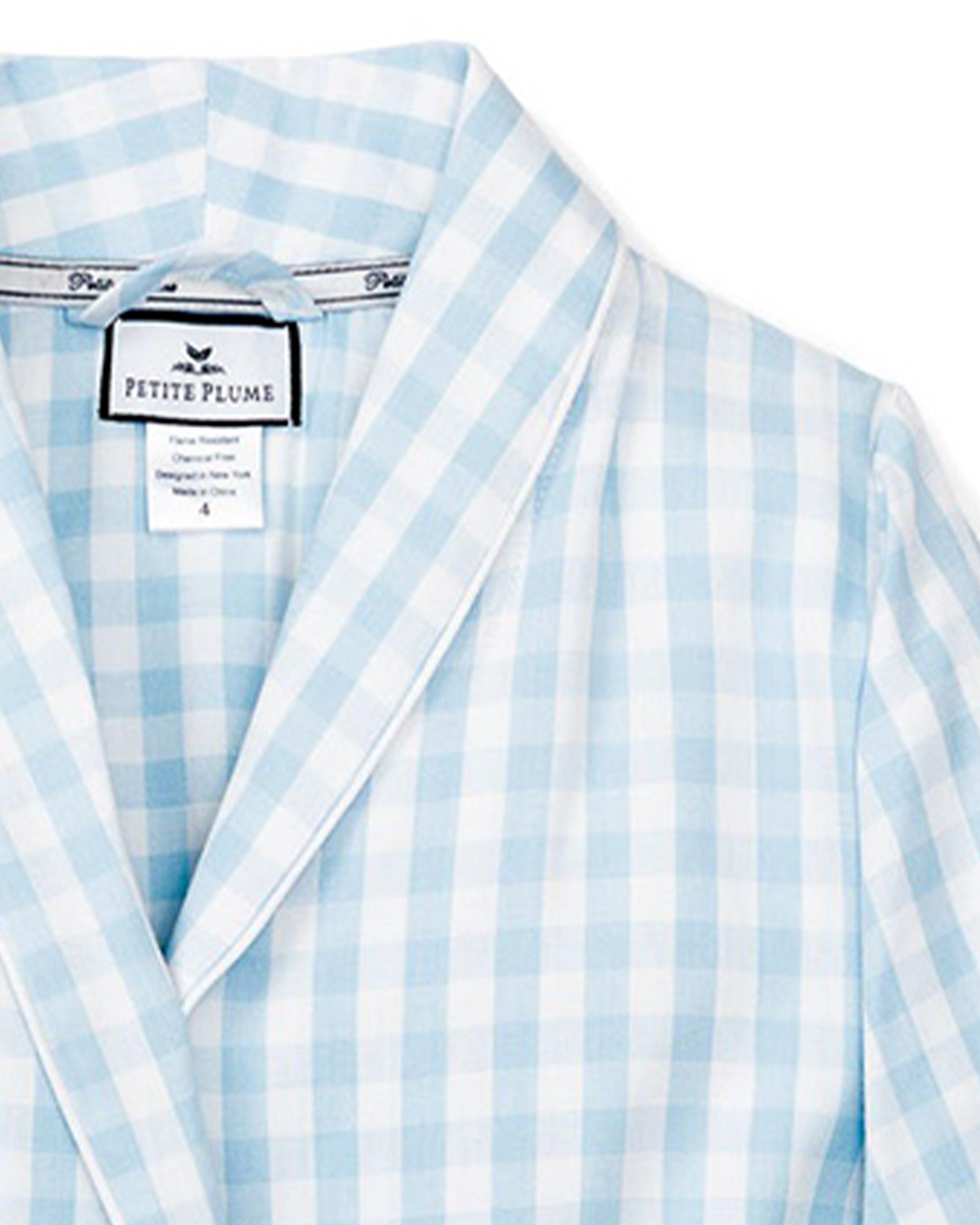 Petite Plume Gingham Robe image number 1