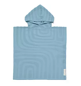 Sunnylife Terry Blue Beach Hooded Towel