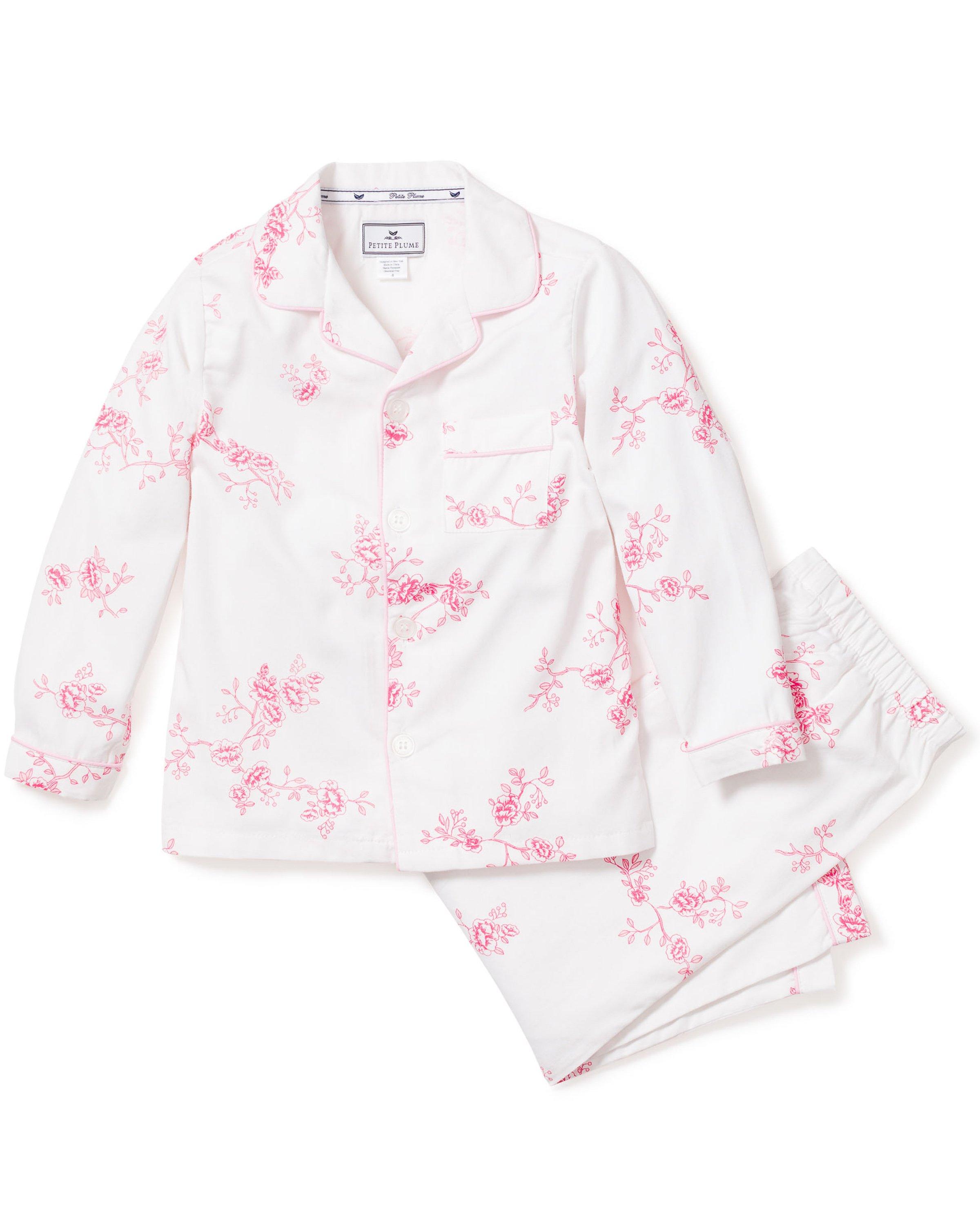 Petite Plume English Rose Floral Pajama Set image number 0