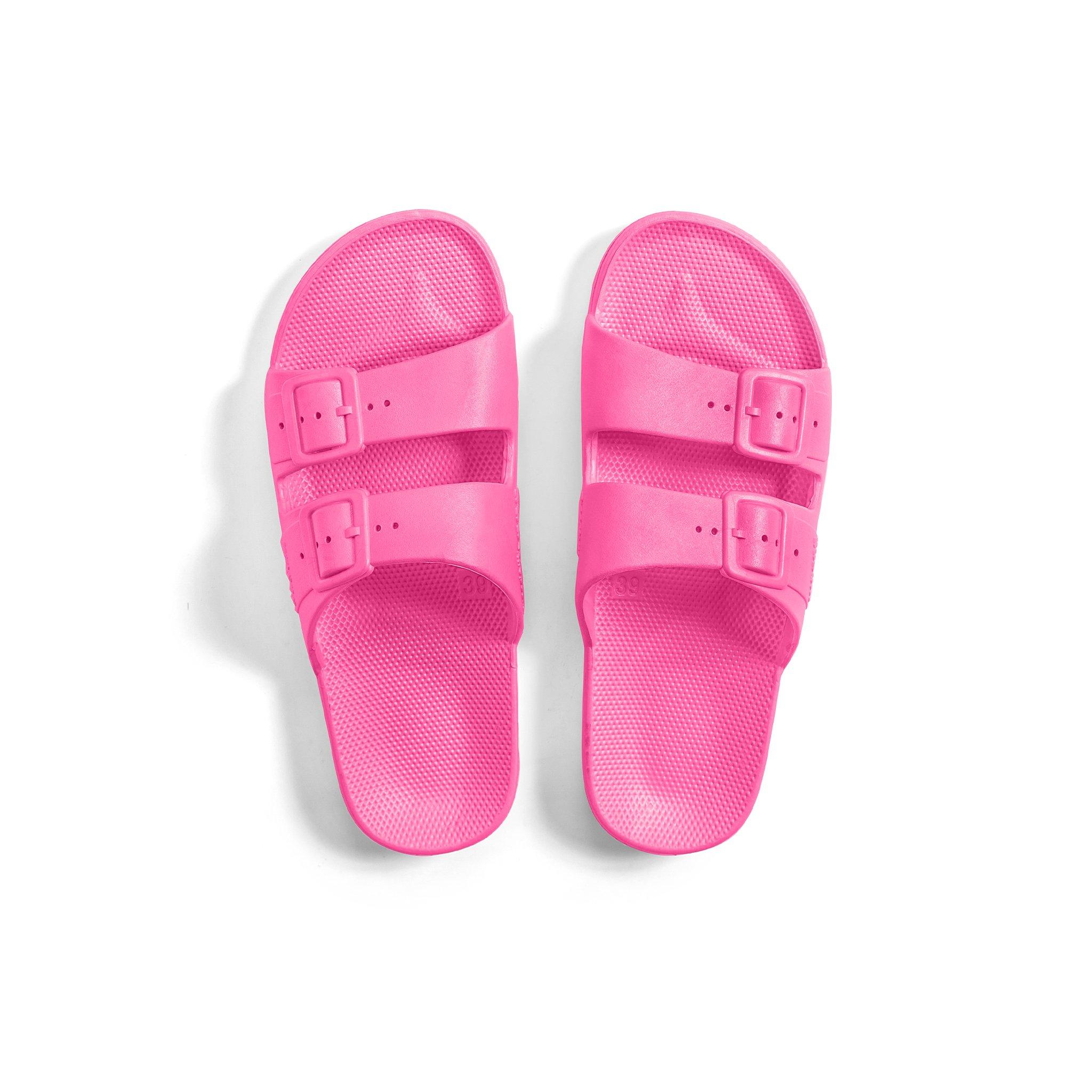 Freedom Moses Kid Glow Pink Slides image number 0