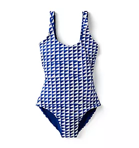Dawne Florine Women's Reversible Tile Print Swimsuit