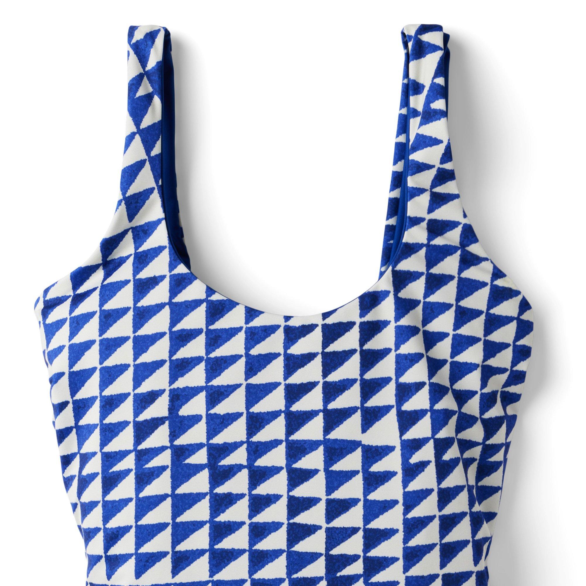 Dawne Florine Women's Reversible Tile Print Swimsuit image number 4