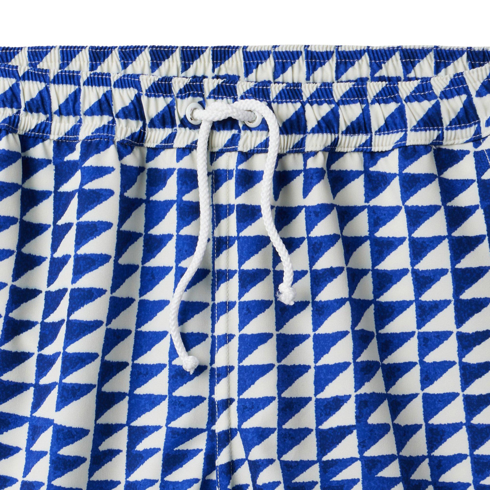 Dawne Florine Men's Tile Print Swim Trunk image number 3