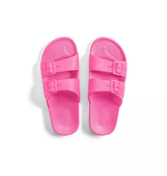 Freedom Moses Teen Glow Pink Slides