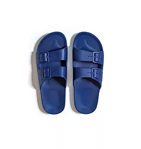 Janie and Jack Freedom Moses Teen Navy Slides