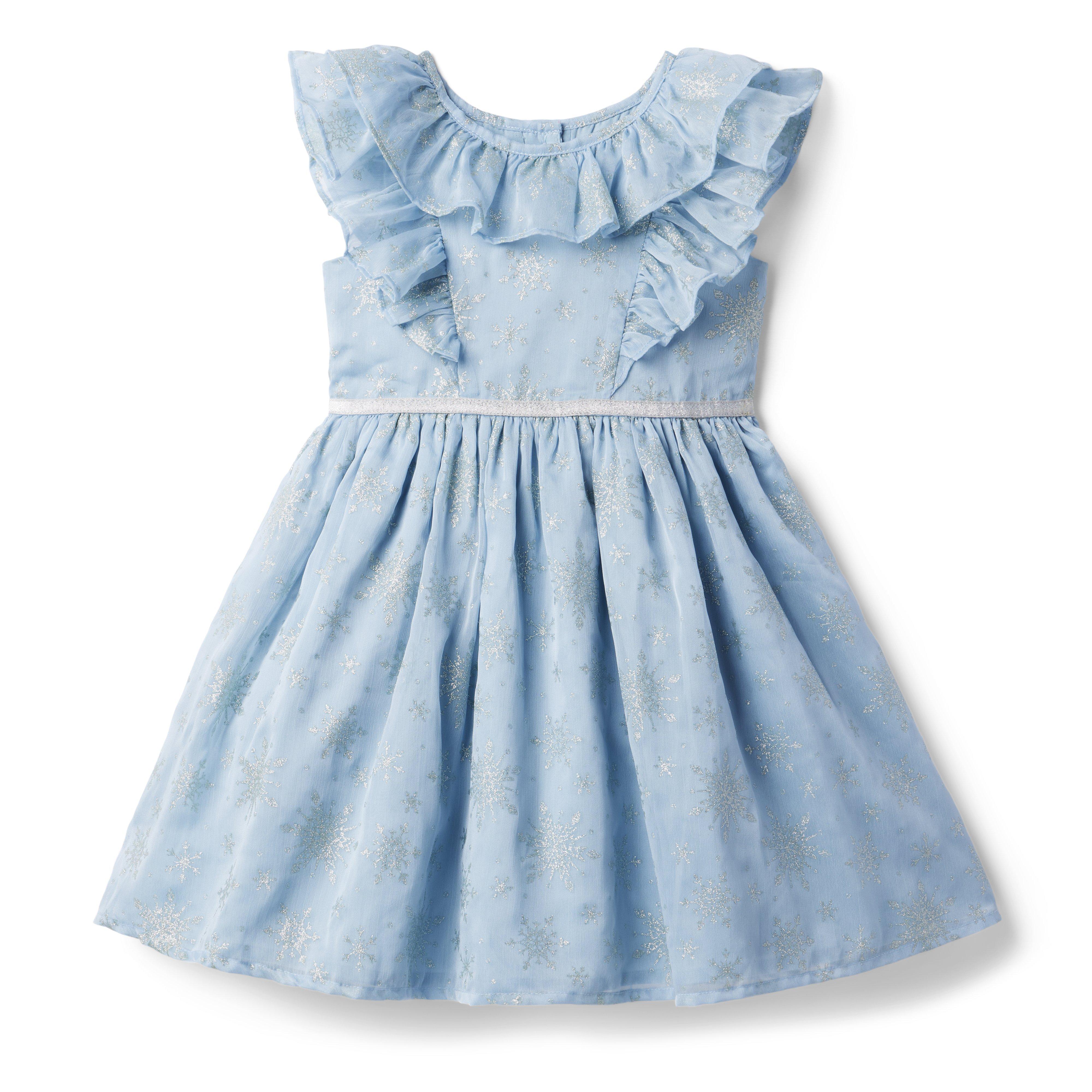 Disney Frozen Shimmer Snowflake Dress