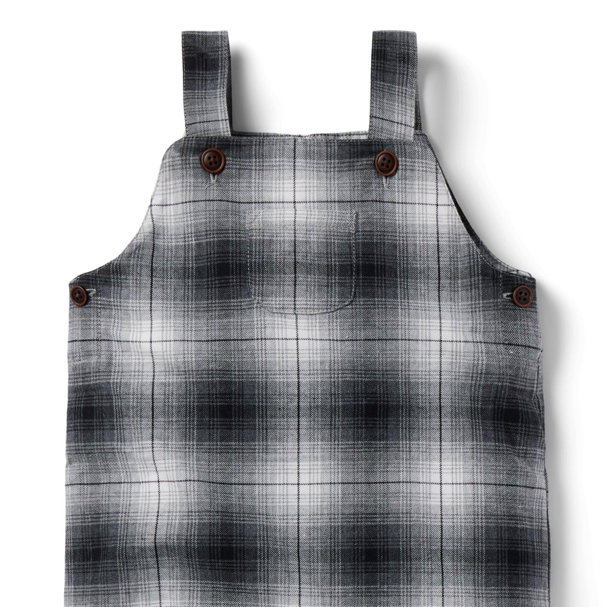Baby Plaid Twill Overall image number 3