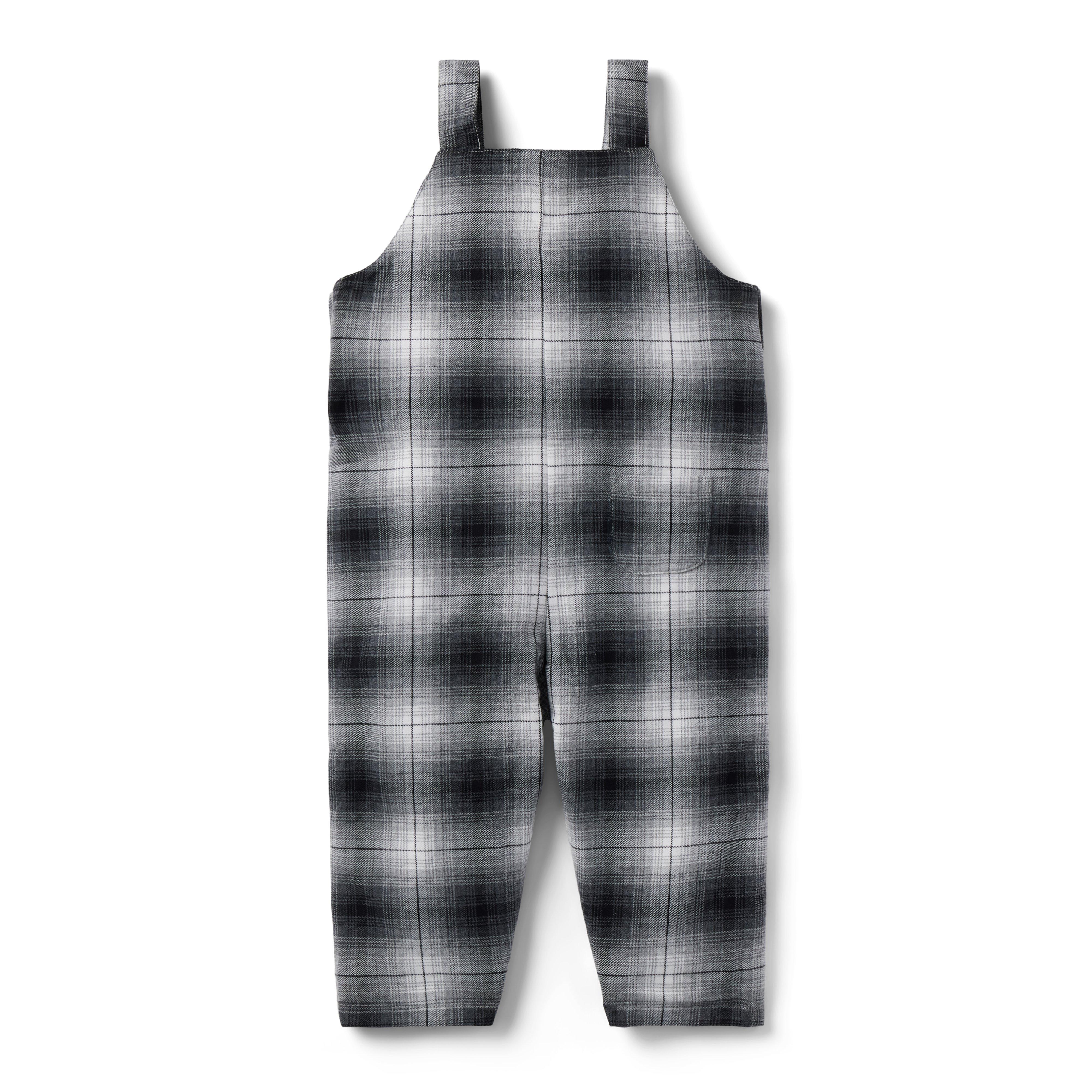 Baby Plaid Twill Overall image number 1