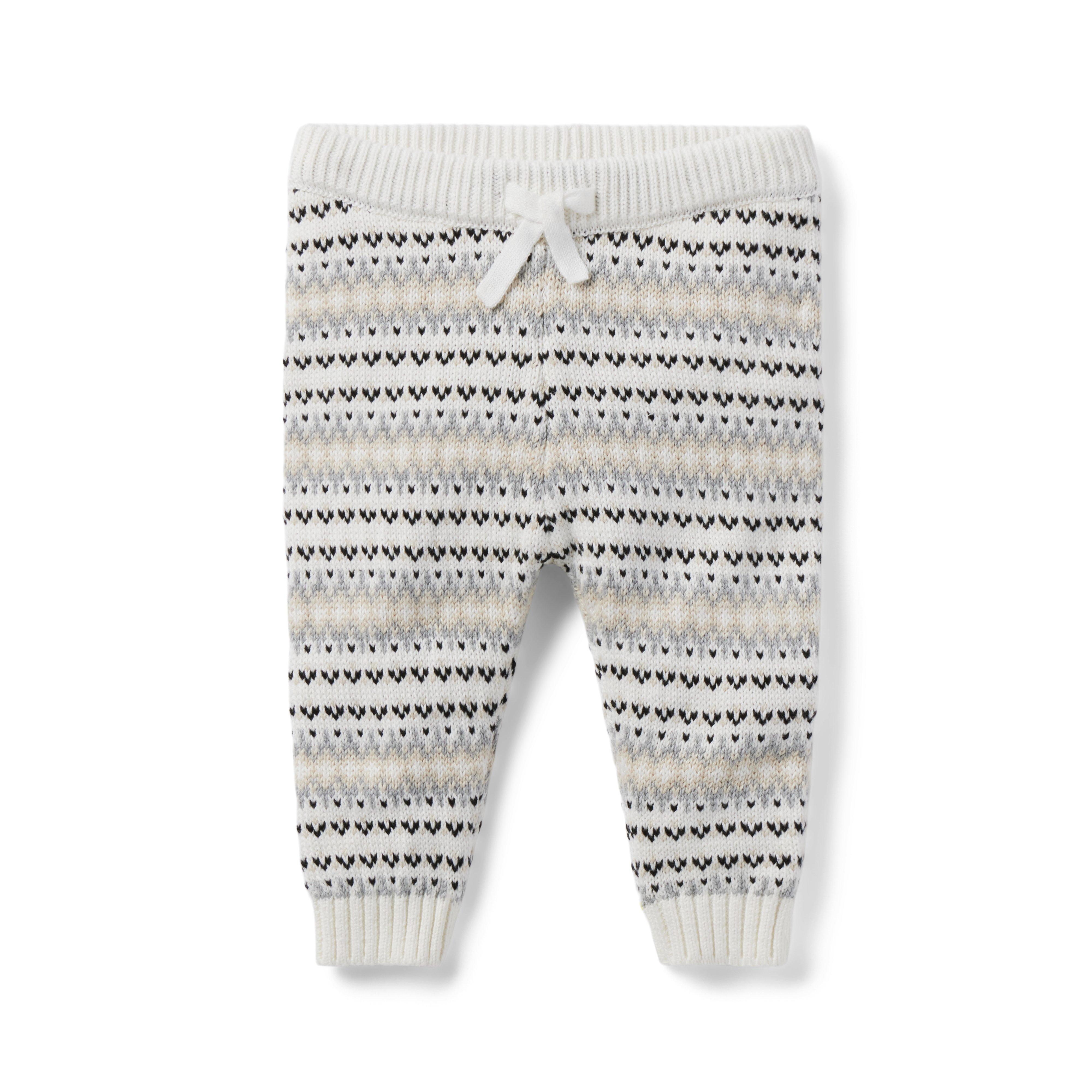 Baby Fair Isle Sweater Jogger image number 0
