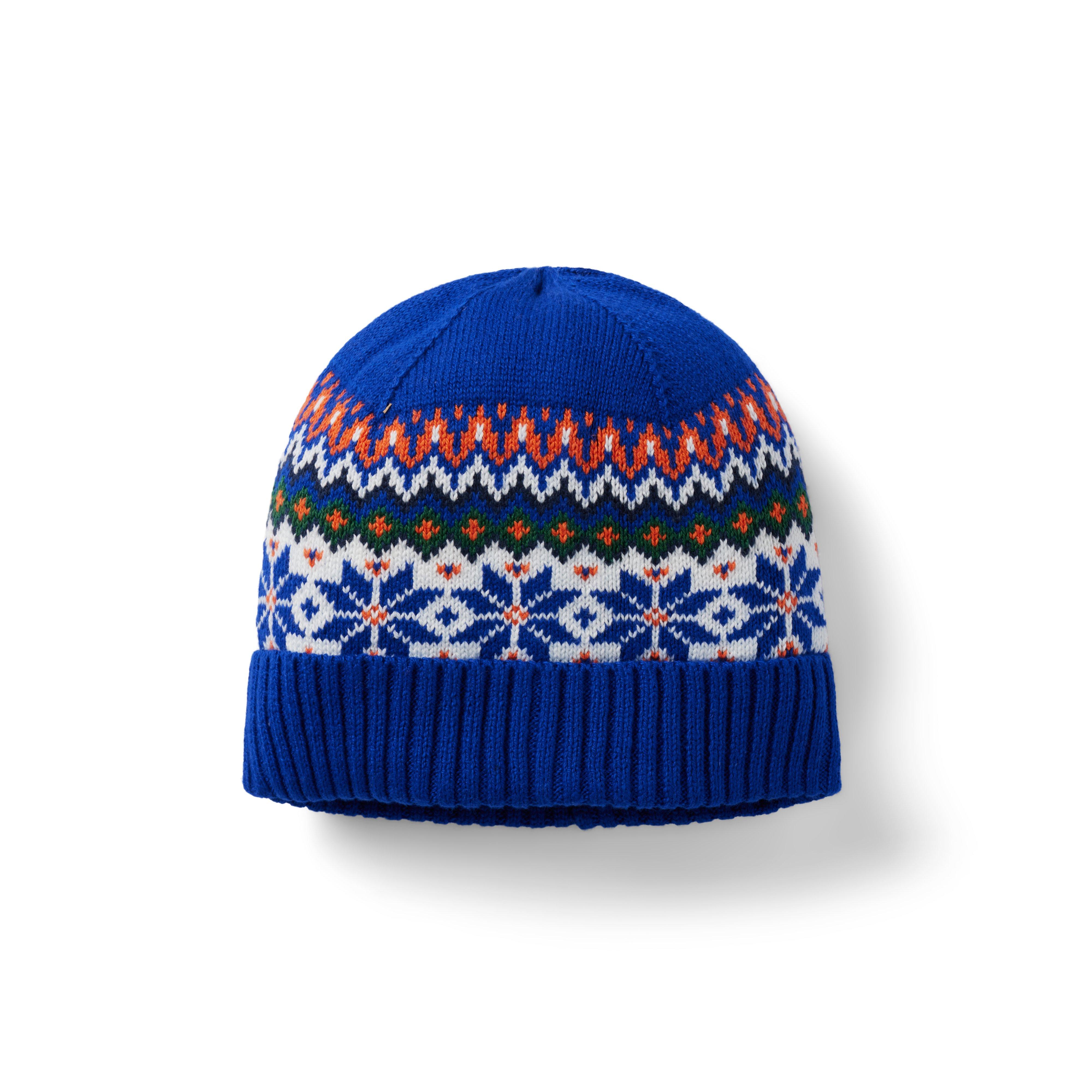 Fair Isle Snowflake Beanie image number 0