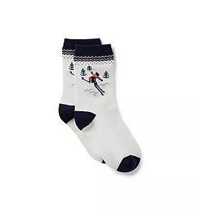 Fair Isle Ski Sock