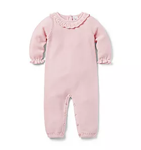 Baby Pointelle Sweater One-Piece