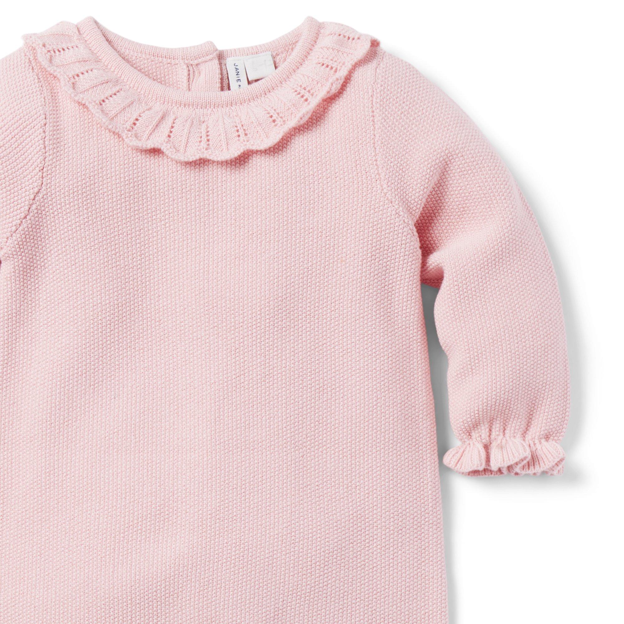 Baby Pointelle Sweater One-Piece image number 2