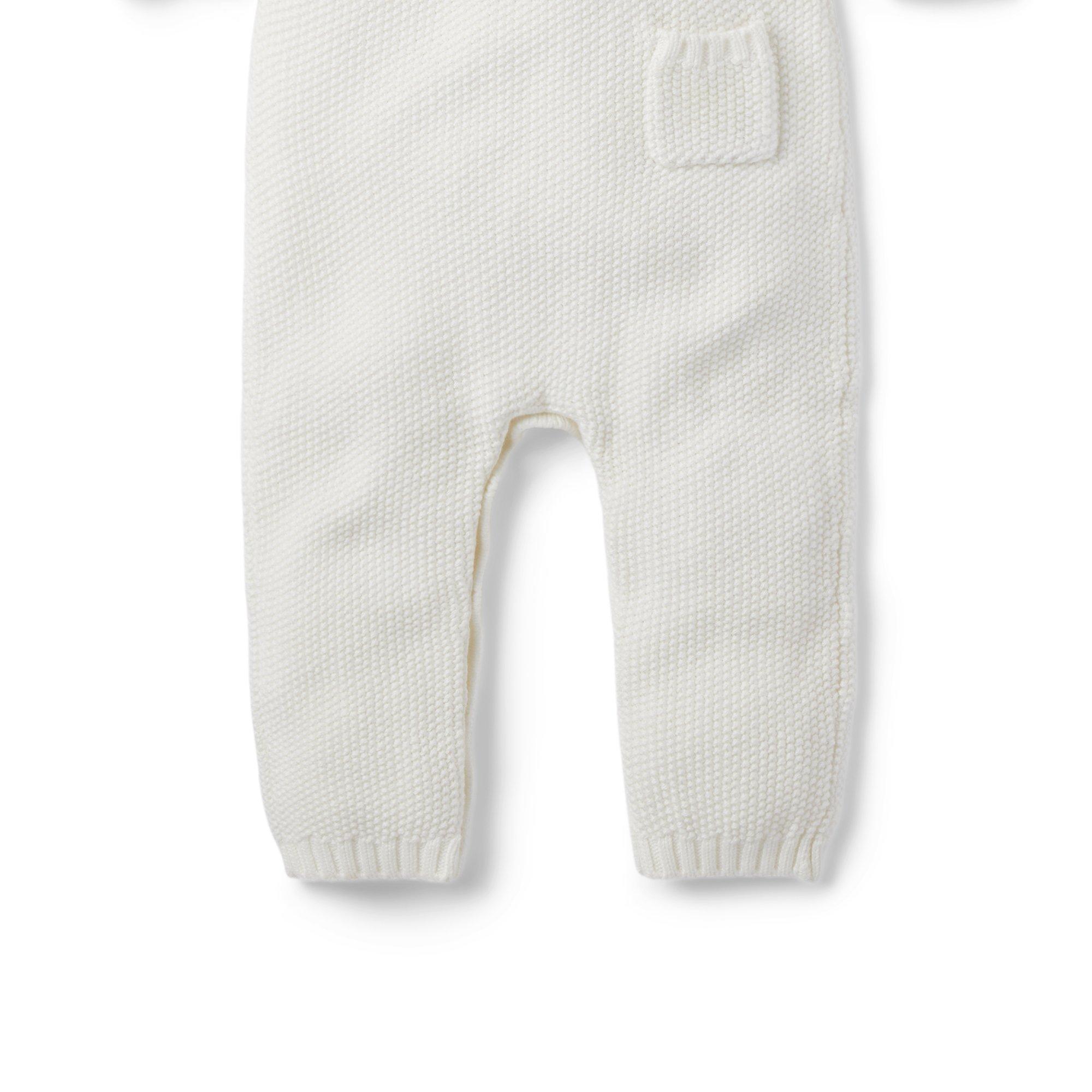 Baby Bear Ear Hooded Sweater One-Piece image number 4