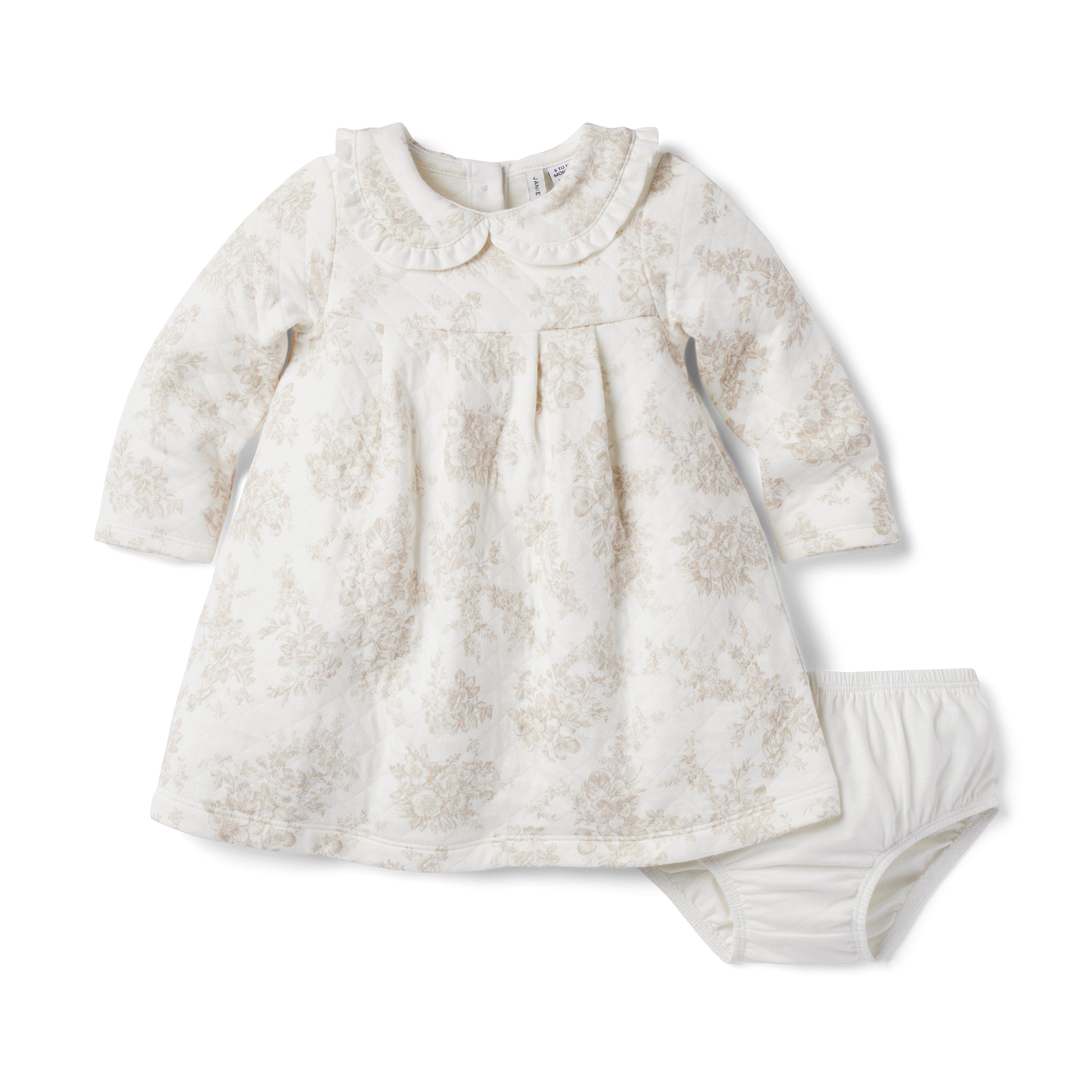 Baby Floral Quilted Dress image number 2