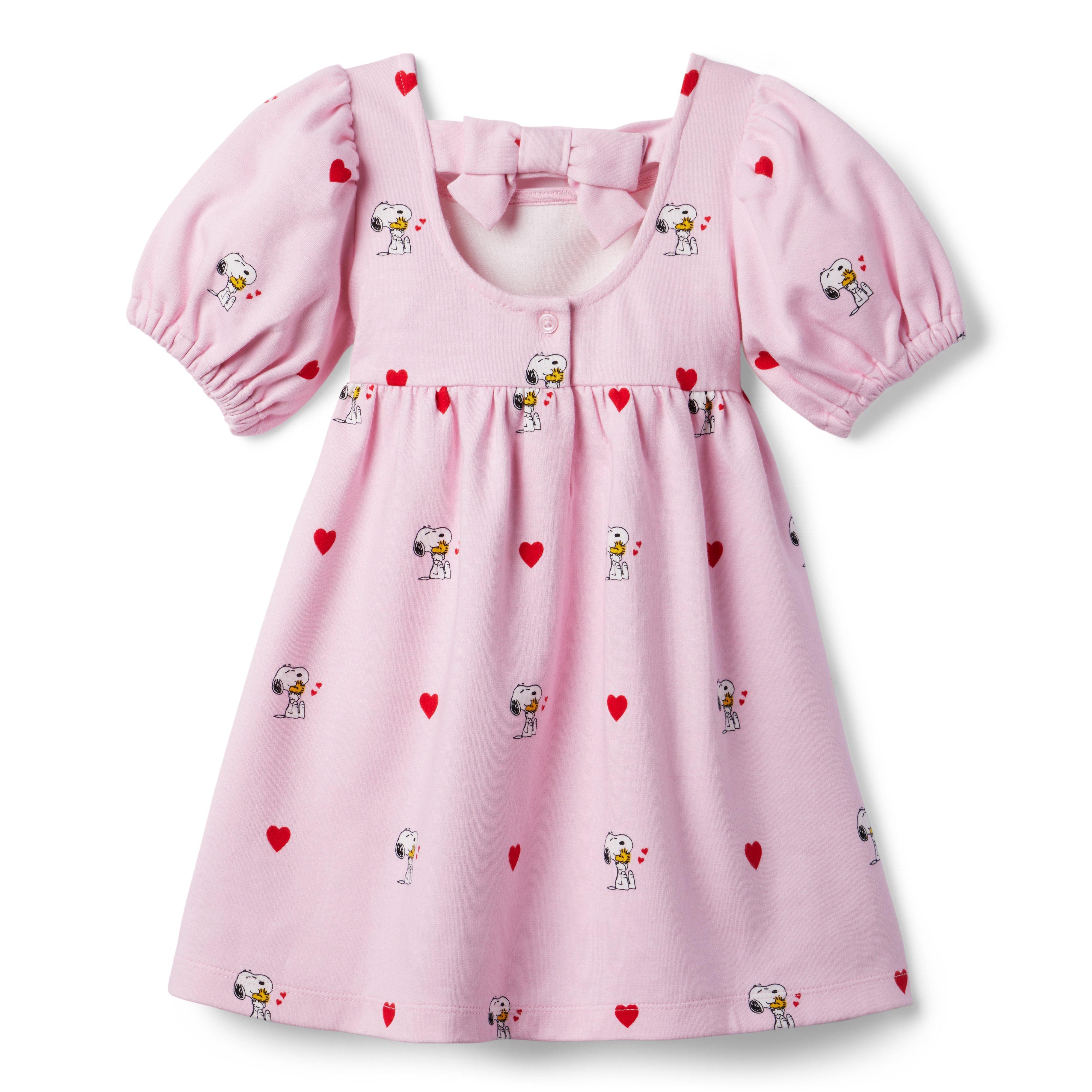 Girl Fairy Tale Snoopy Print PEANUTS™ Snoopy Puff Sleeve Dress by Janie ...