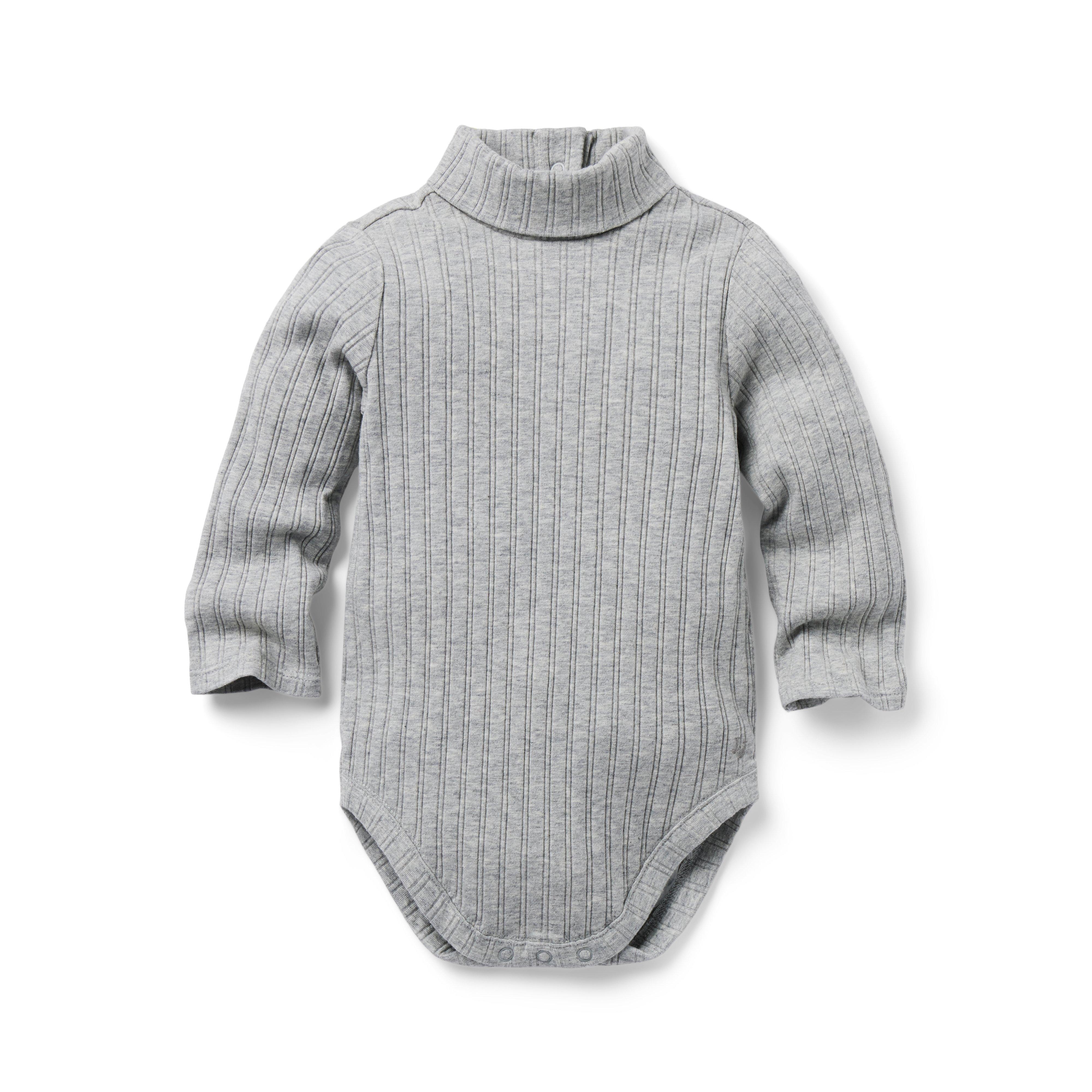 Baby Ribbed Turtleneck Bodysuit image number 0