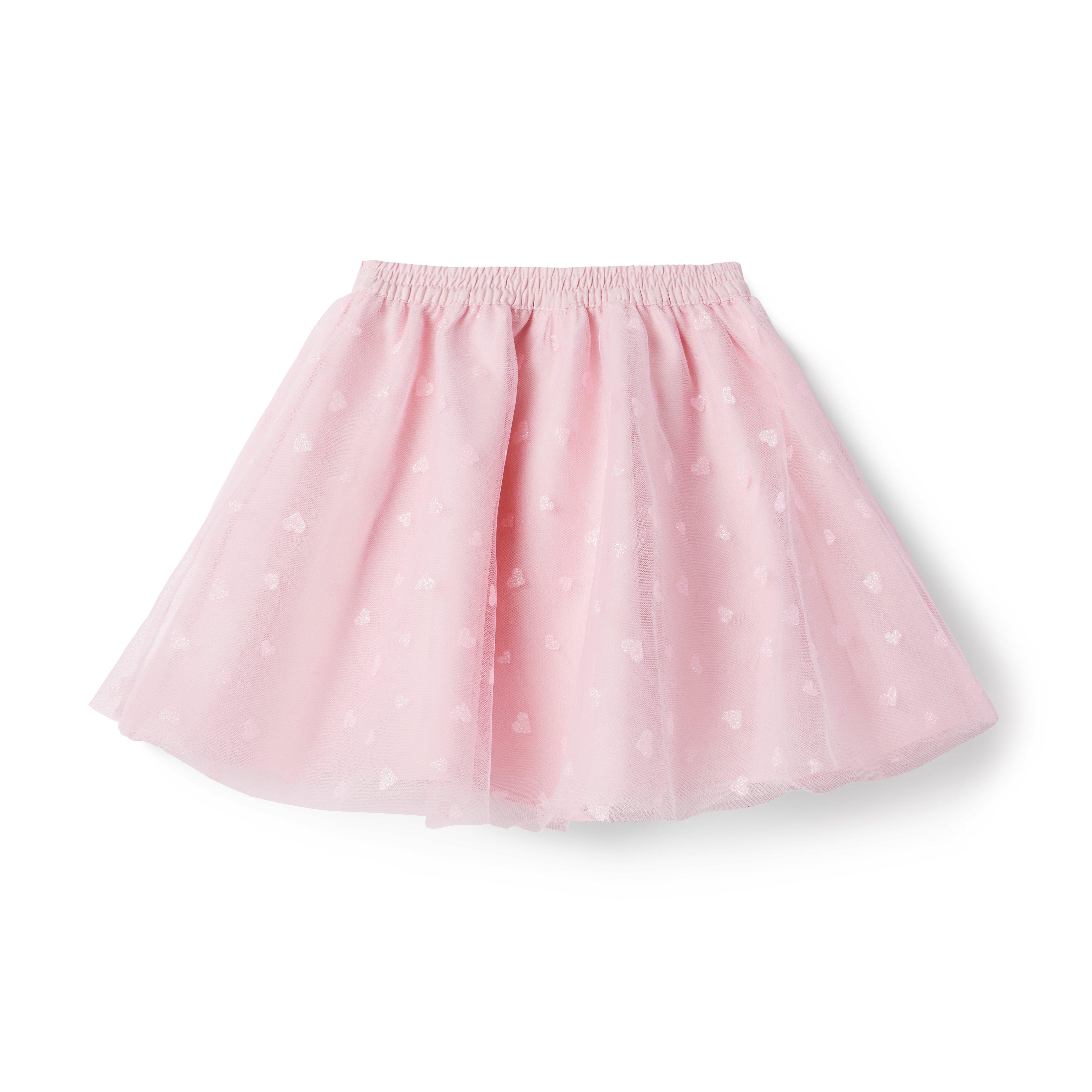 Glitter Heart Tulle Skirt  image number 1
