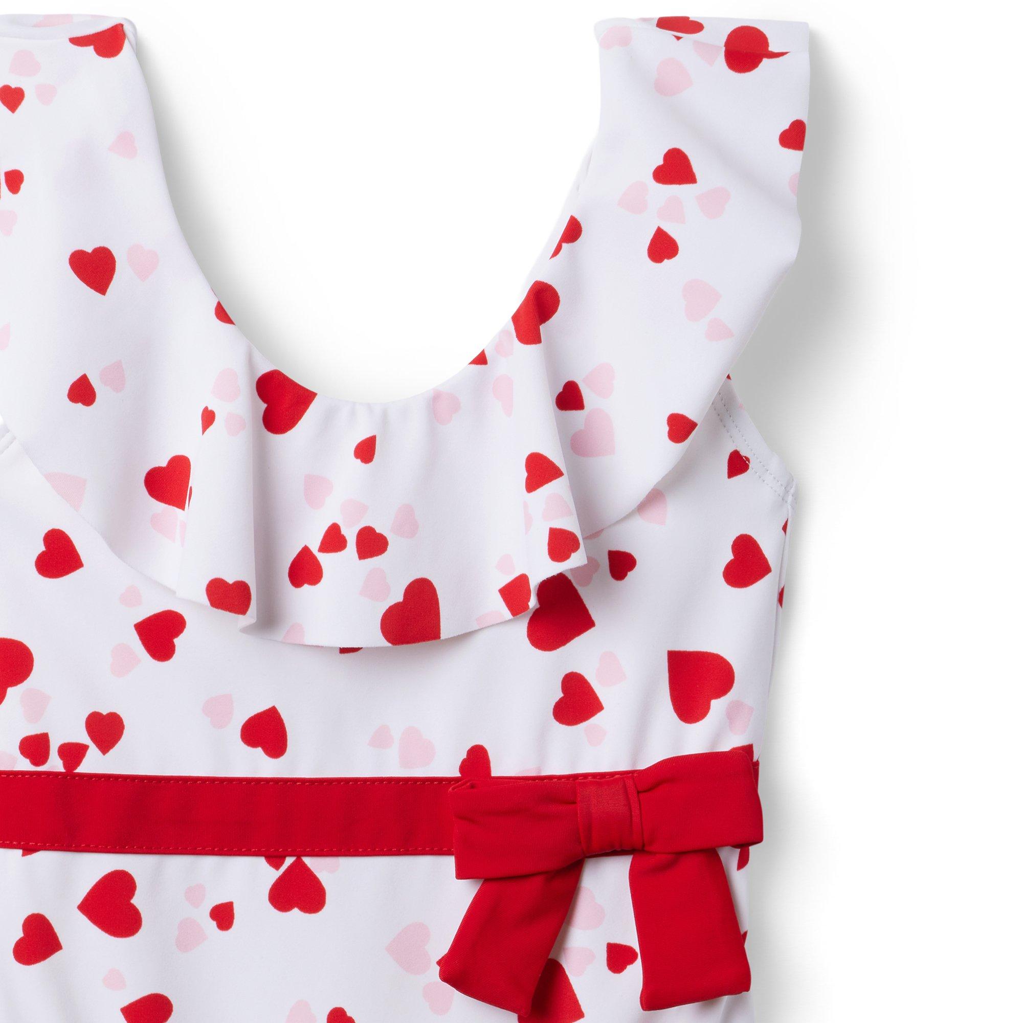 Heart Ruffle Swimsuit image number 2