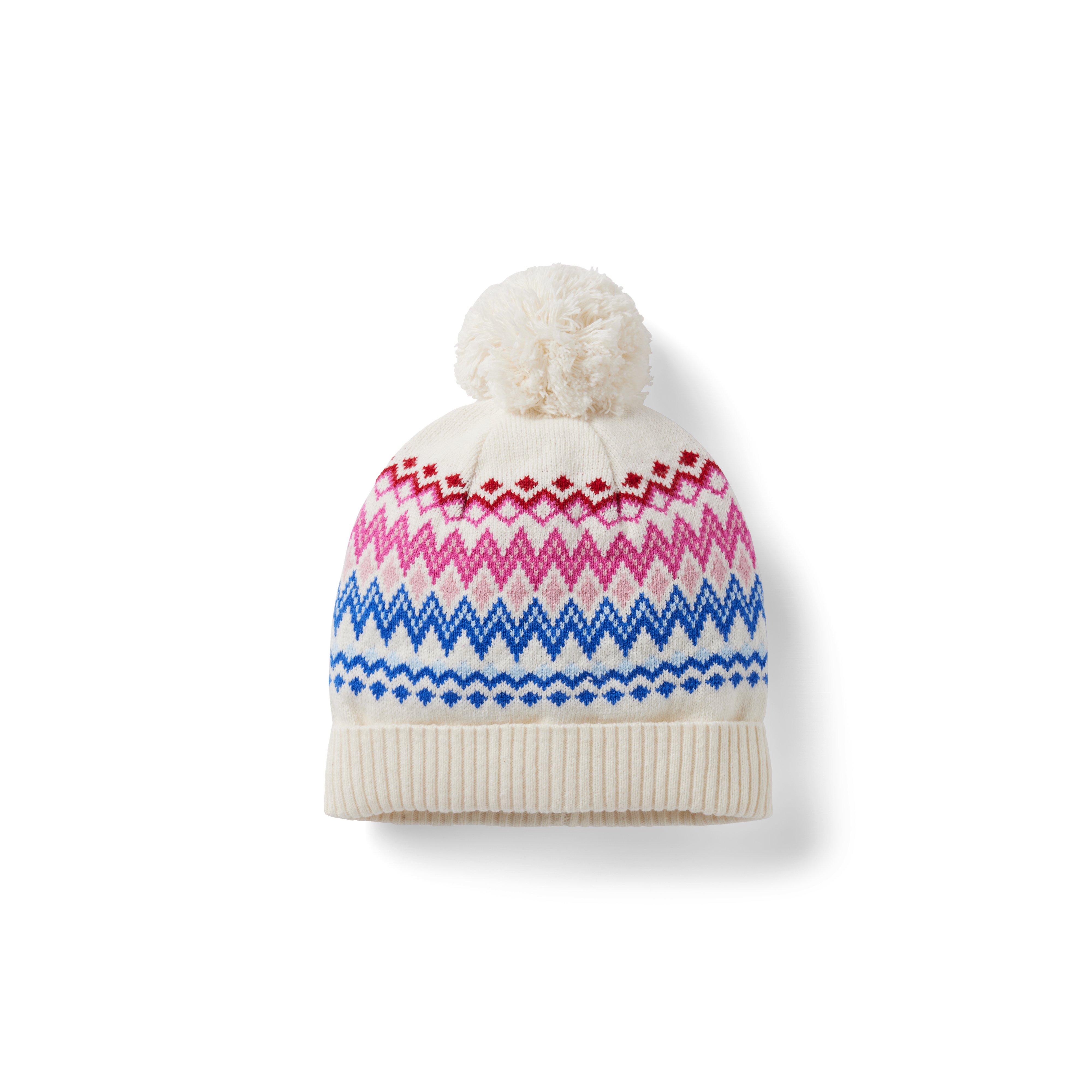 Fair Isle Pom Beanie