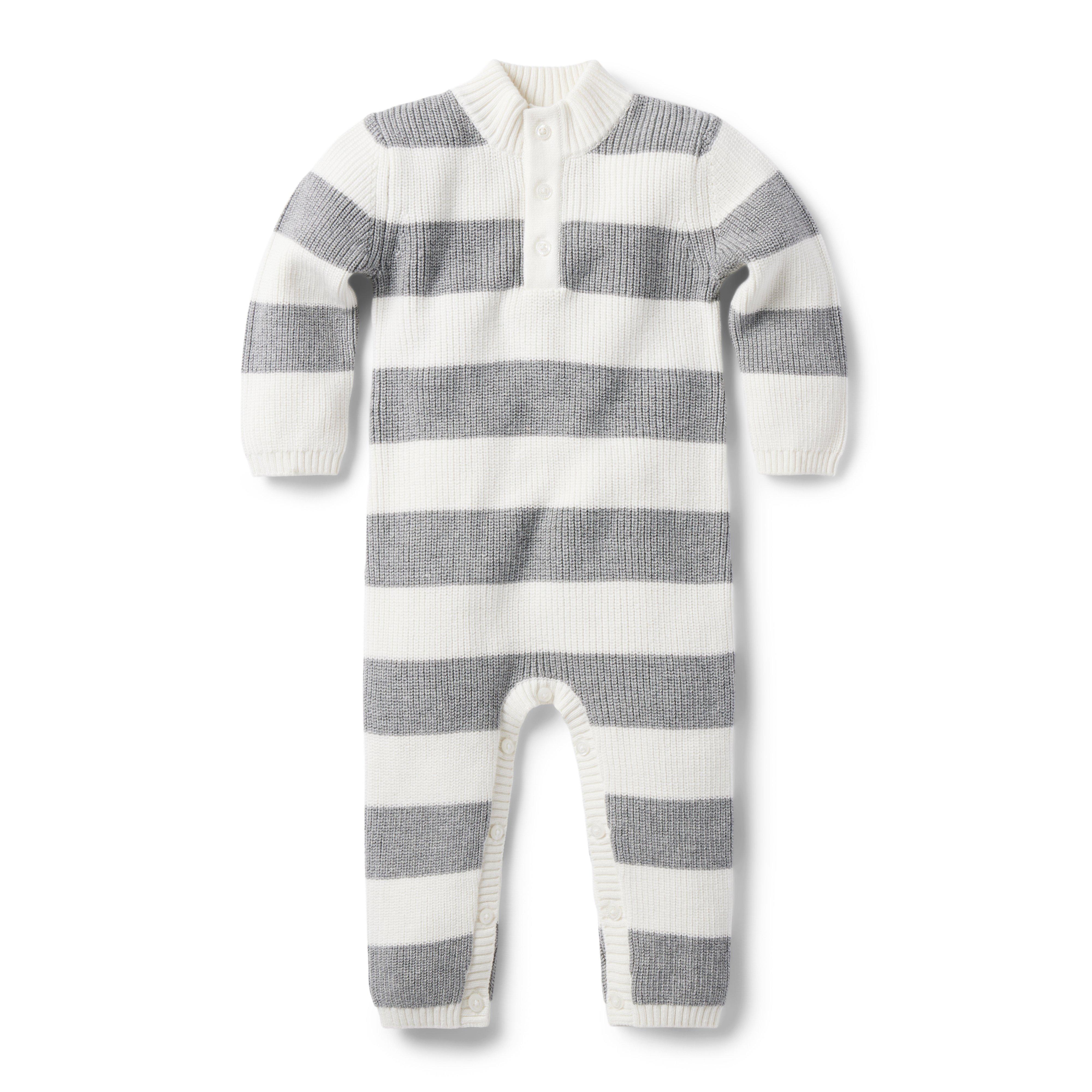 Baby Striped Sweater One-Piece image number 0