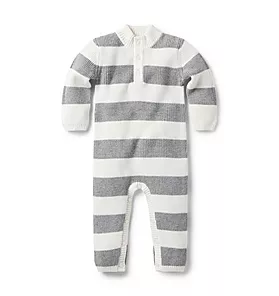 Baby Striped Sweater One-Piece