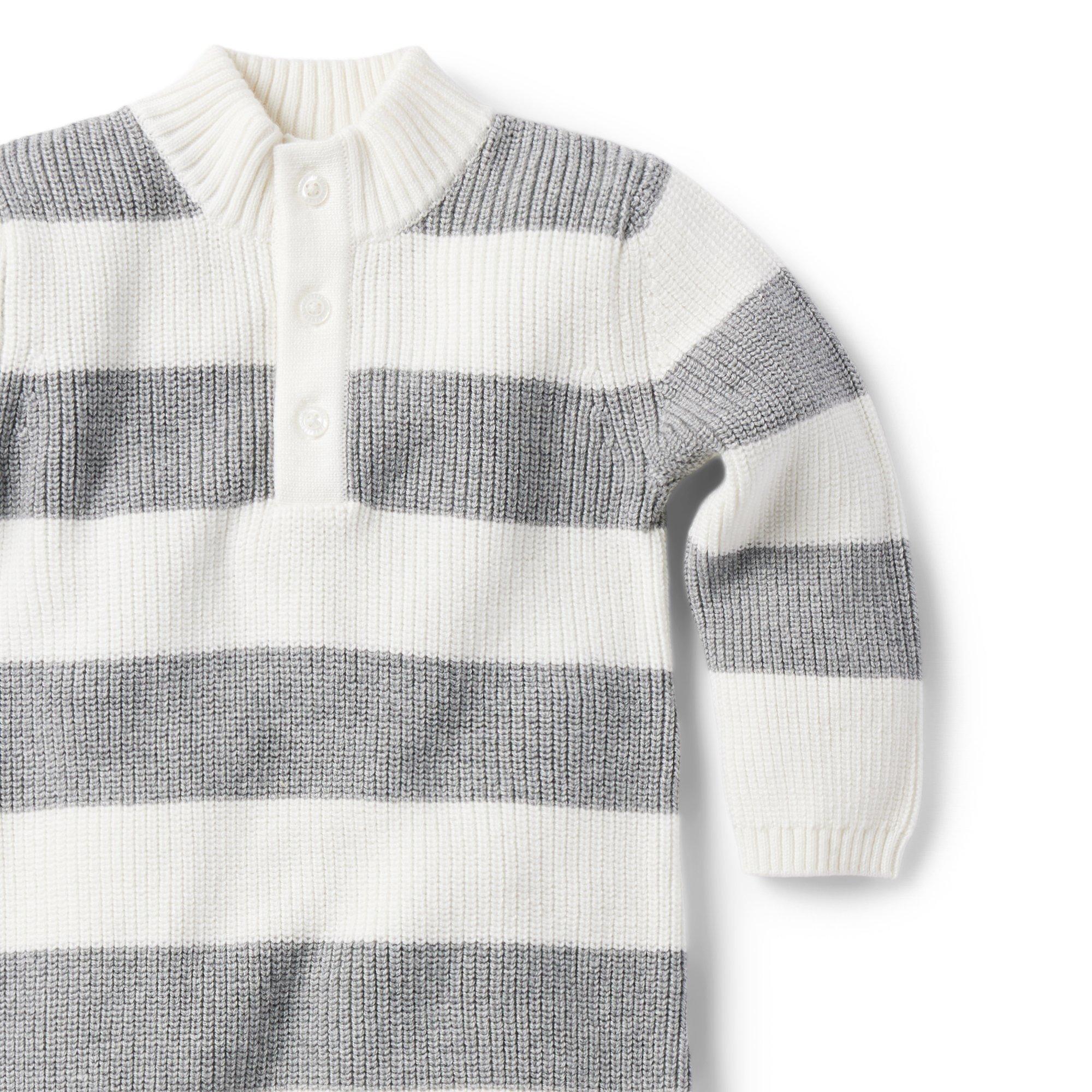 Baby Striped Sweater One-Piece image number 2