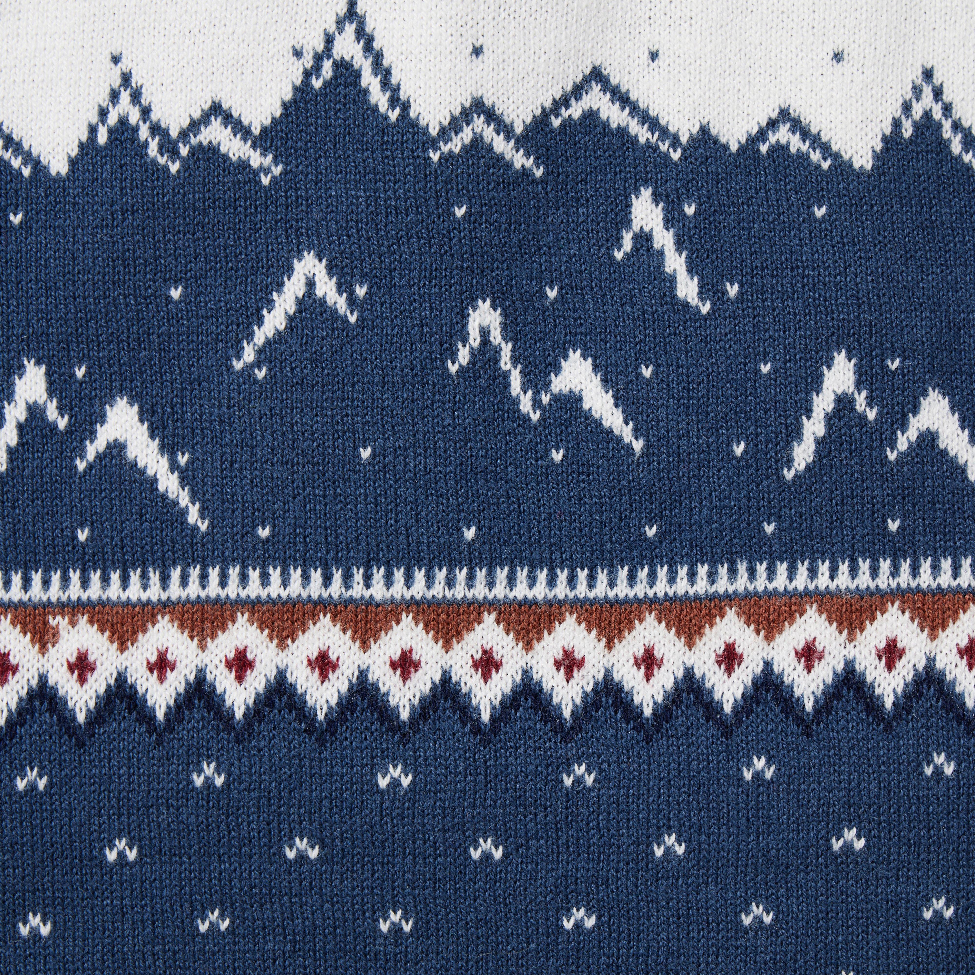 Baby Fair Isle Mountain Sweater One-Piece image number 2