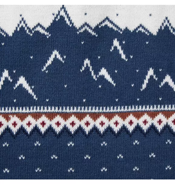 Baby Fair Isle Mountain Sweater One-Piece image number 2