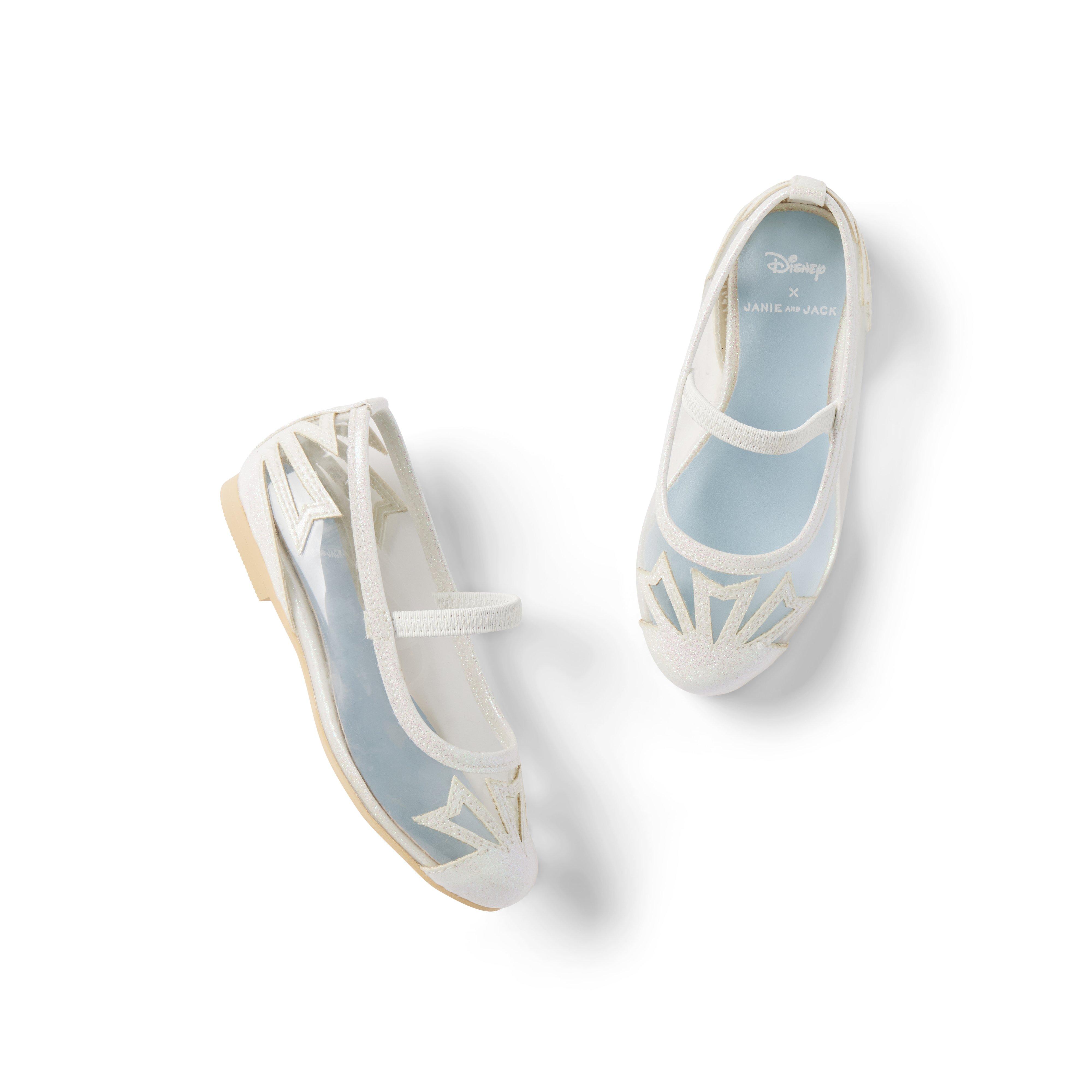 Disney Frozen Shimmer Snowflake Ballet Flat image number 1