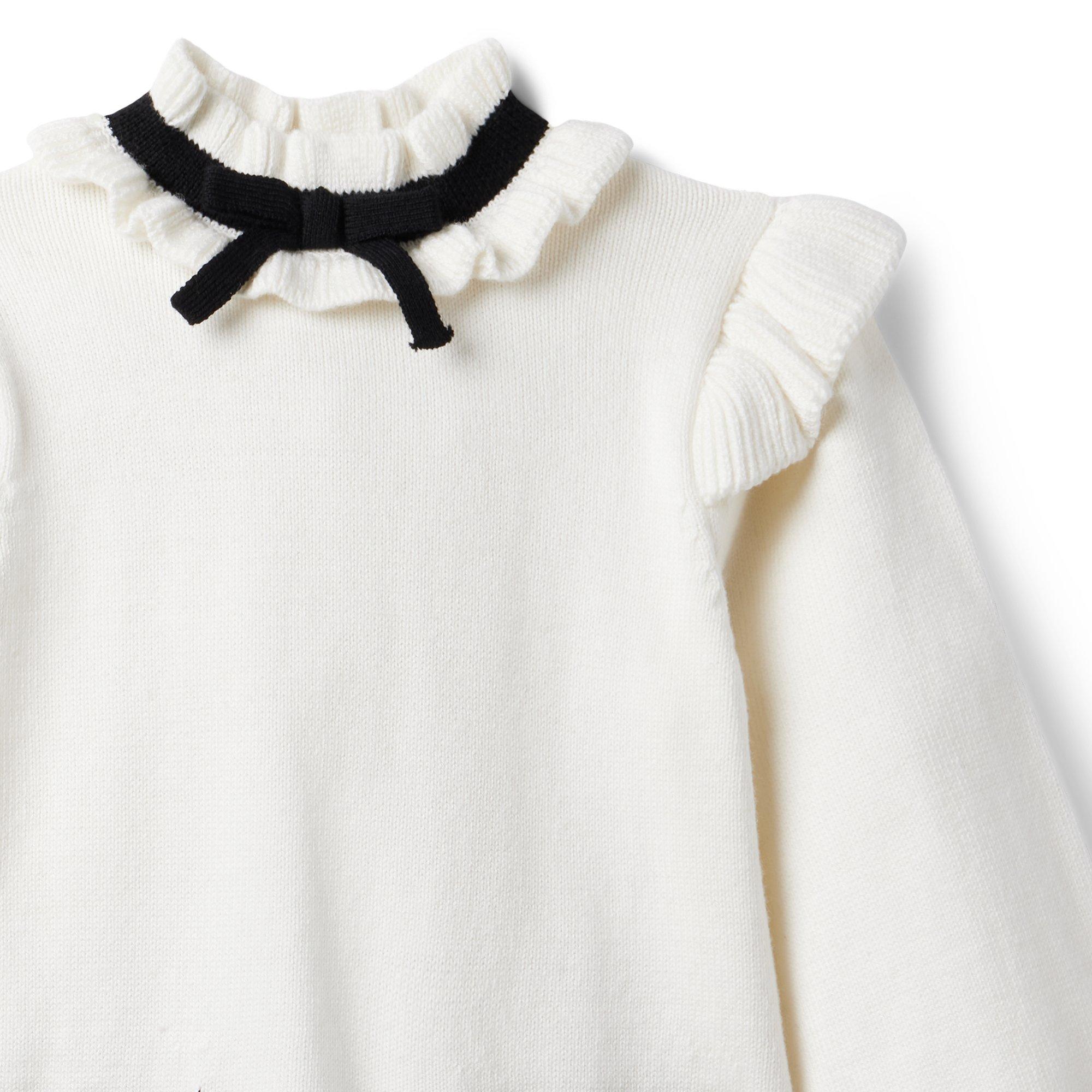 Colorblocked Drop Waist Sweater Dress image number 5
