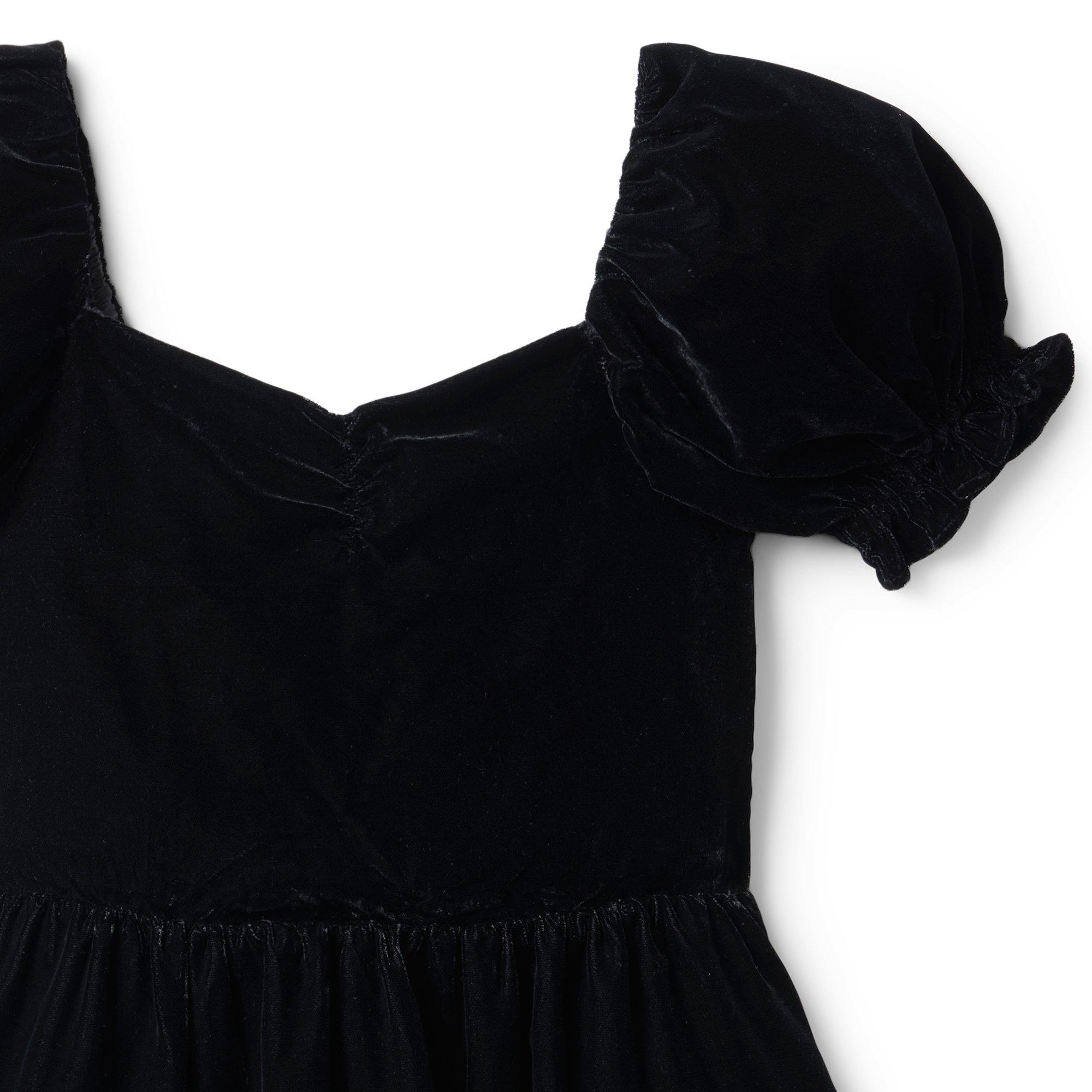Velvet Puff Sleeve Dress image number 2