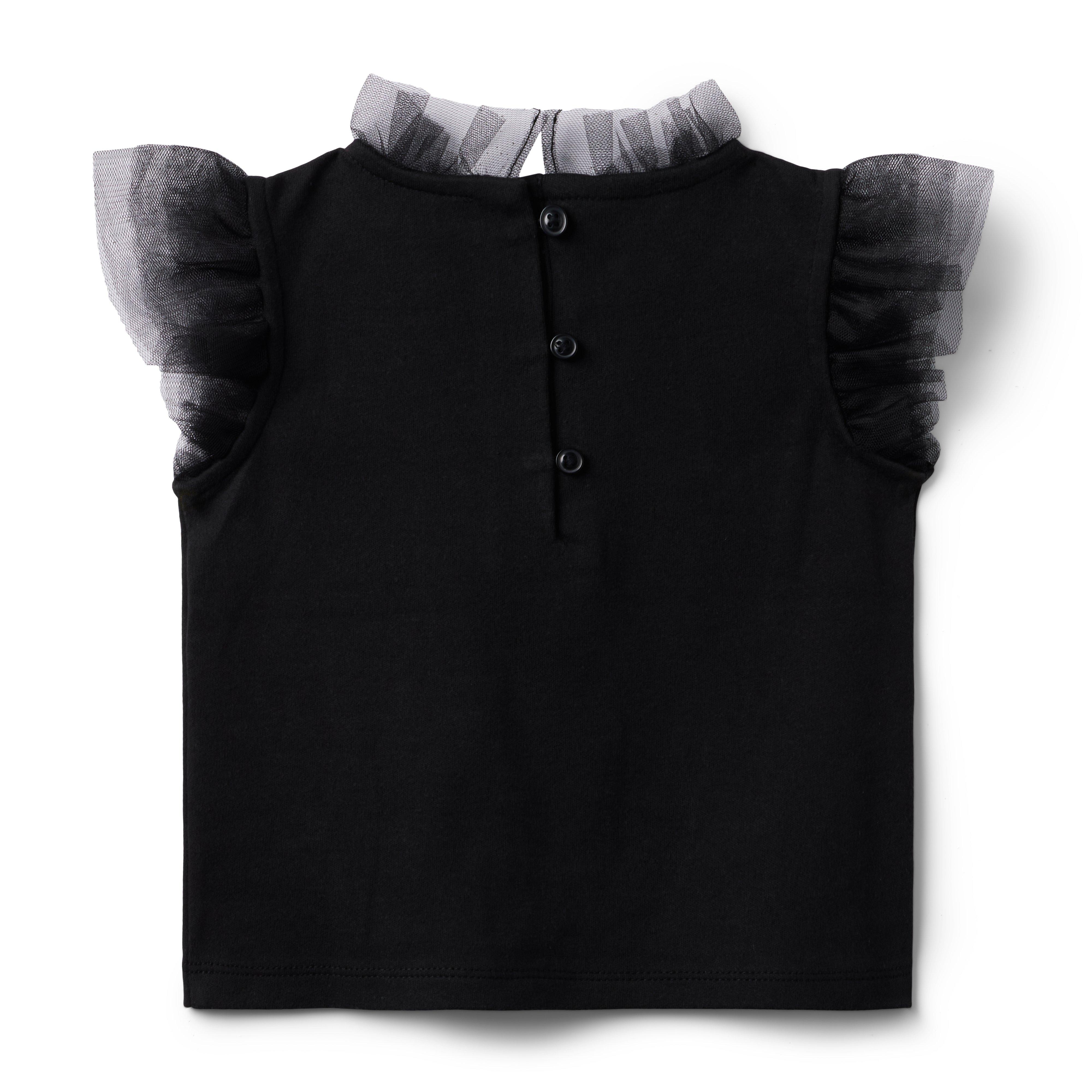 Tulle Sleeve Top image number 1