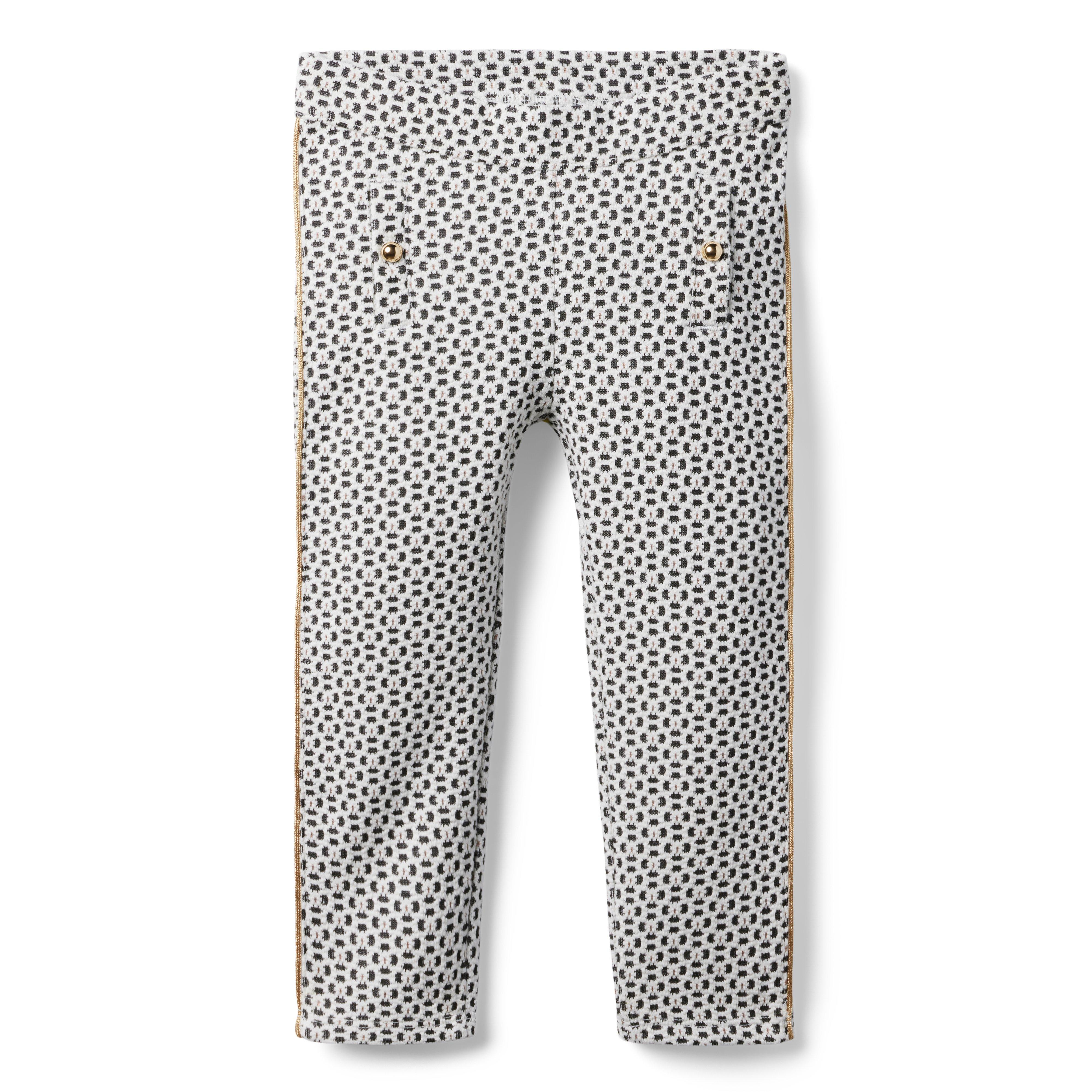 Geo Floral Jacquard Pant