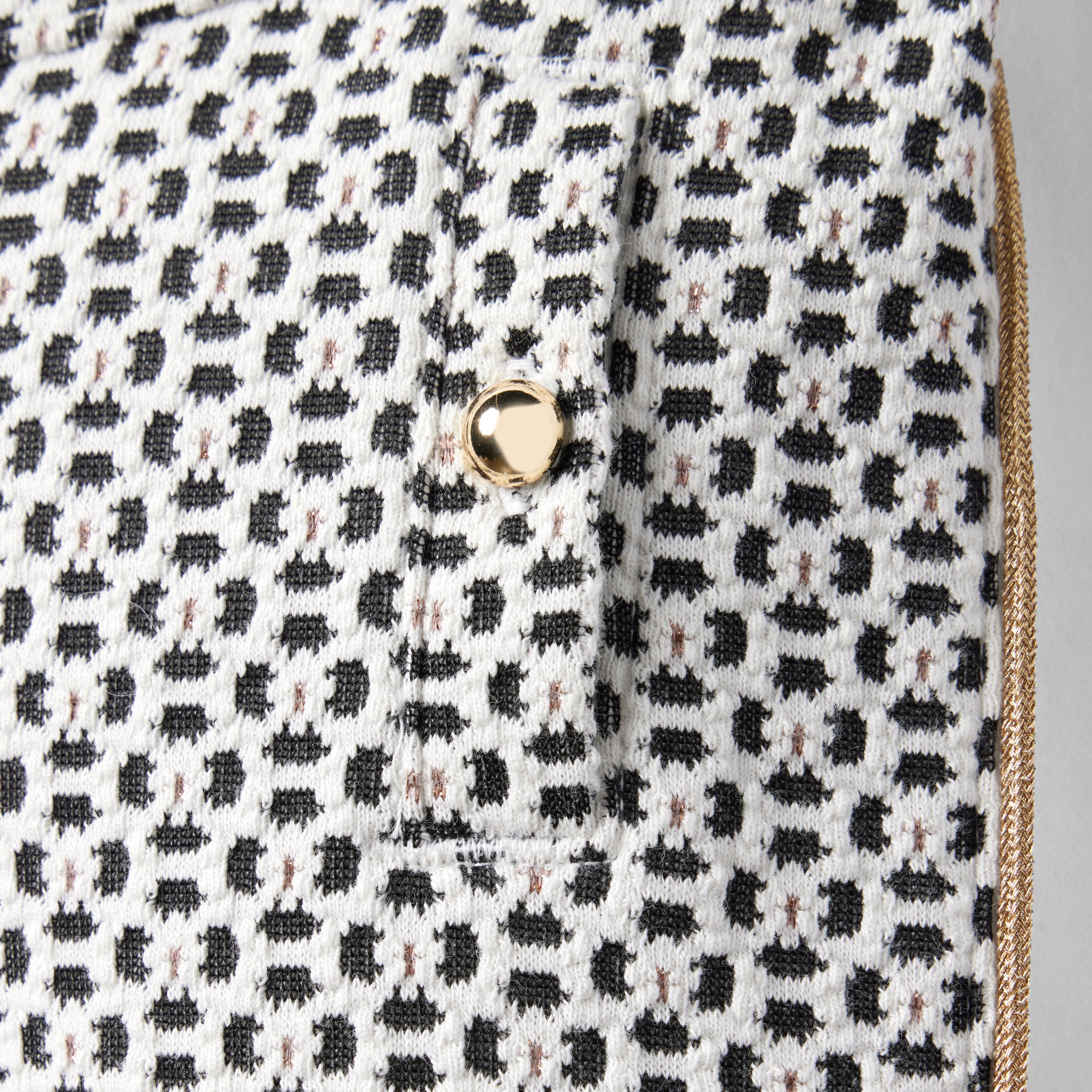 Geo Floral Jacquard Pant image number 1