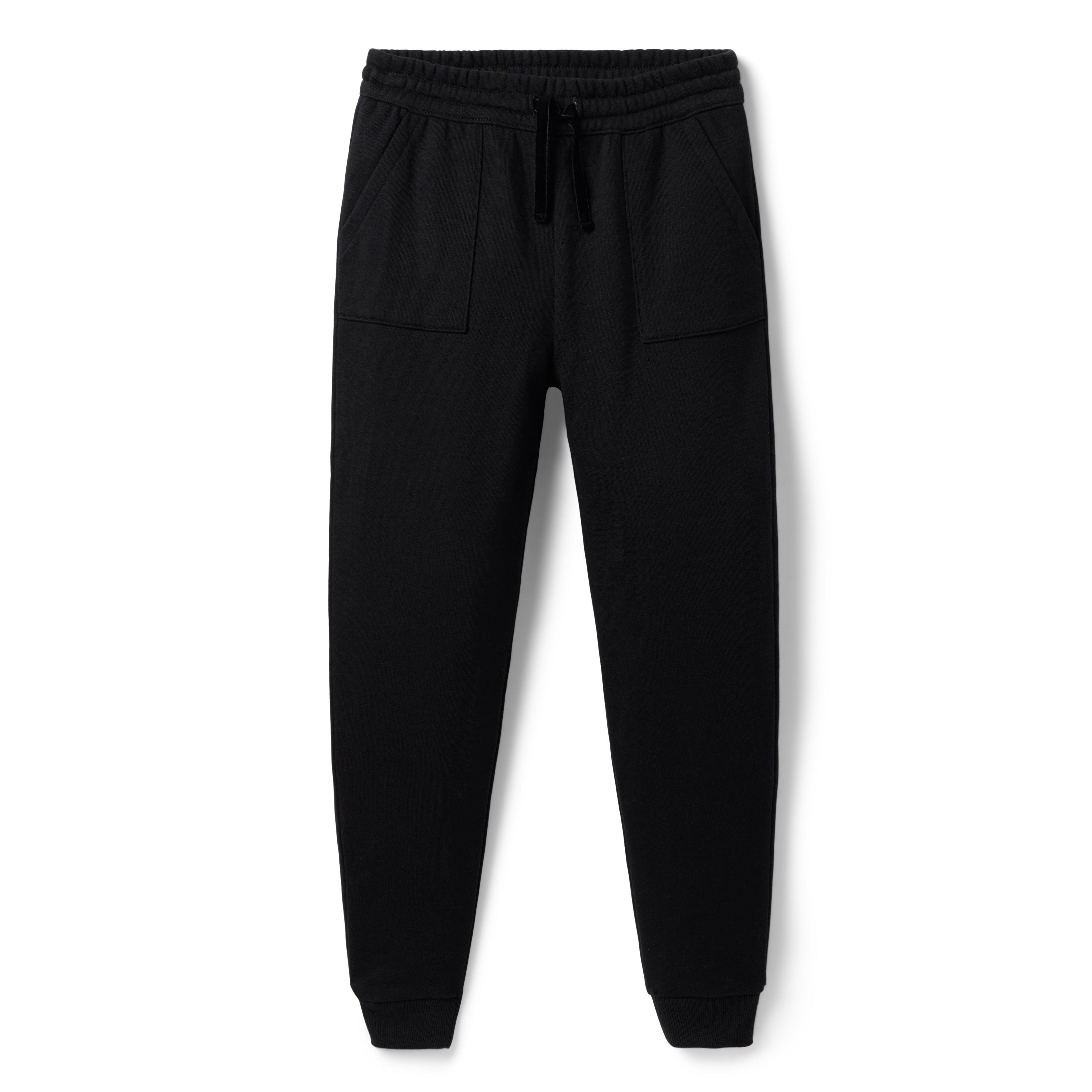 Tween JJ Black Fleece Jogger by Janie and Jack