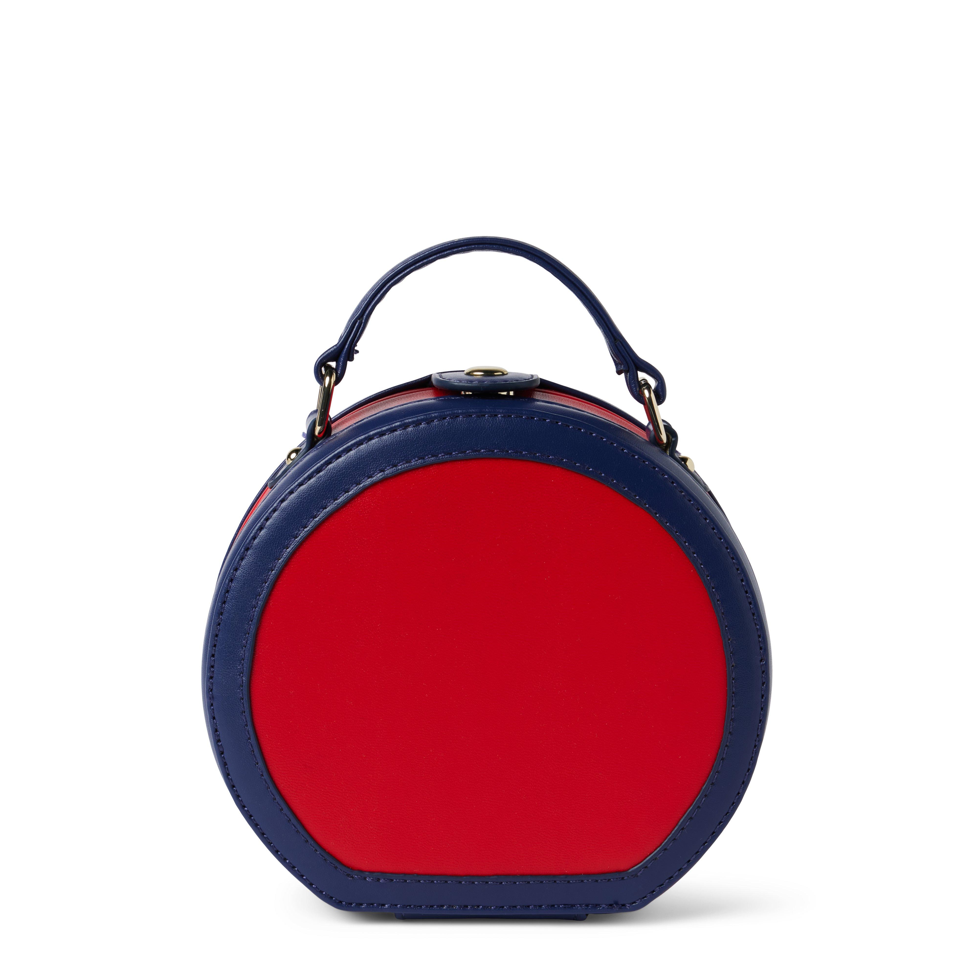 Colorblocked Round Purse