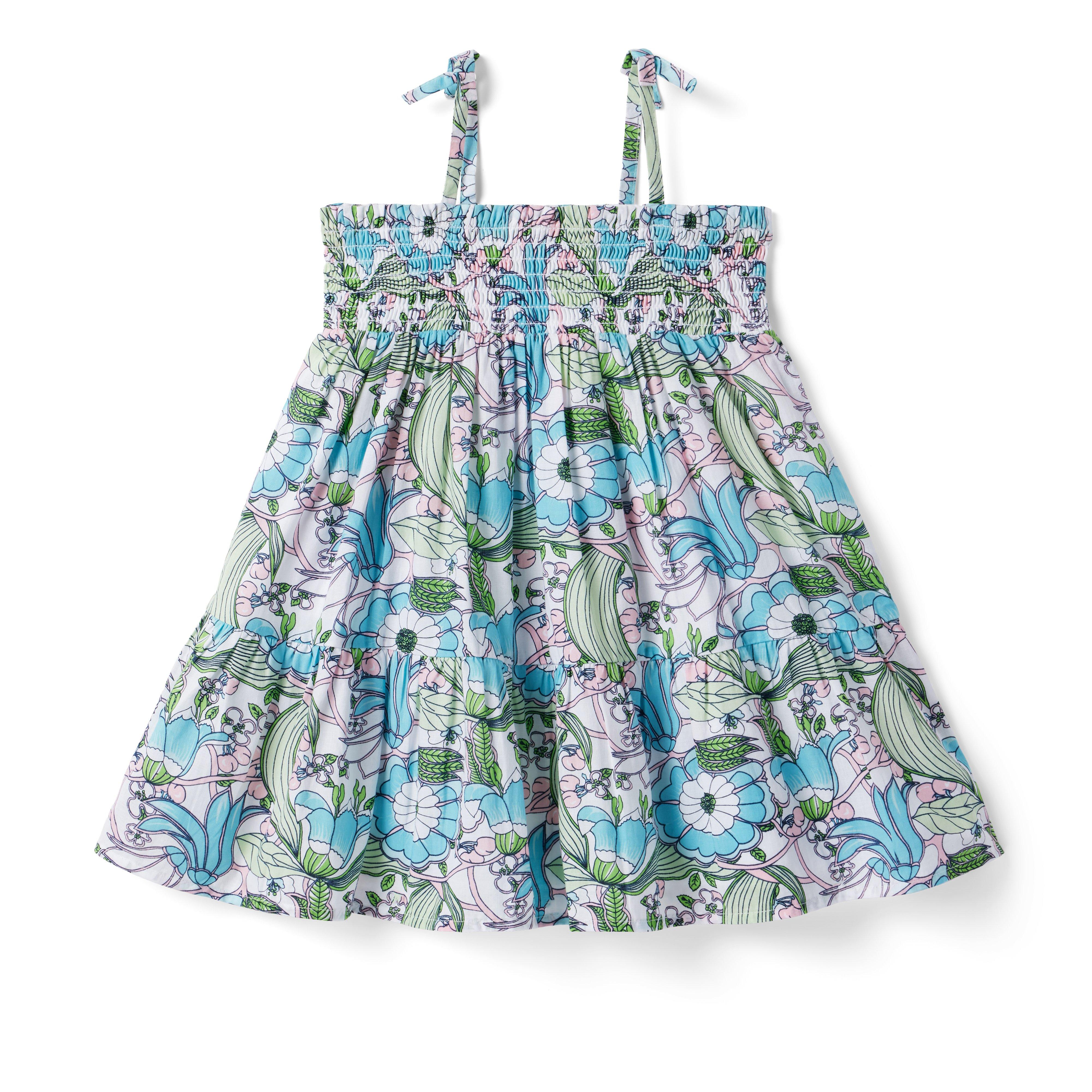 The Leilani Floral Smocked Sundress image number 0