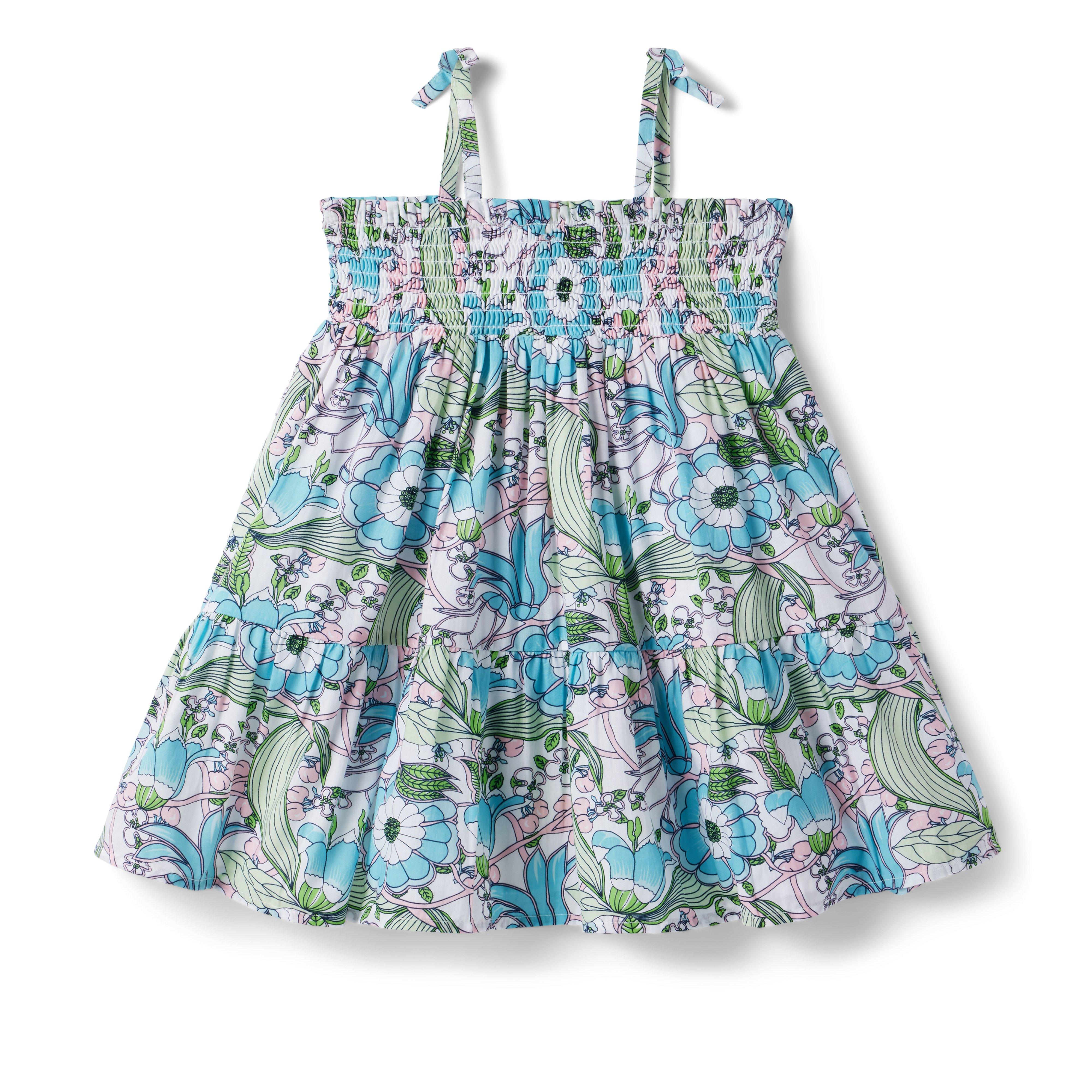 The Leilani Floral Smocked Sundress image number 1